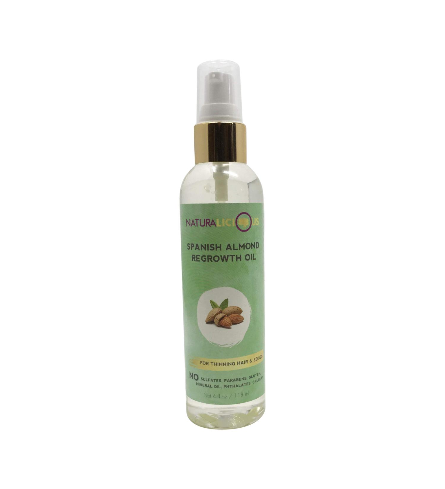 Spanish Almond Regrowth Oil - Natural Hair Growth Solution - Buy Online on GoSupps.com