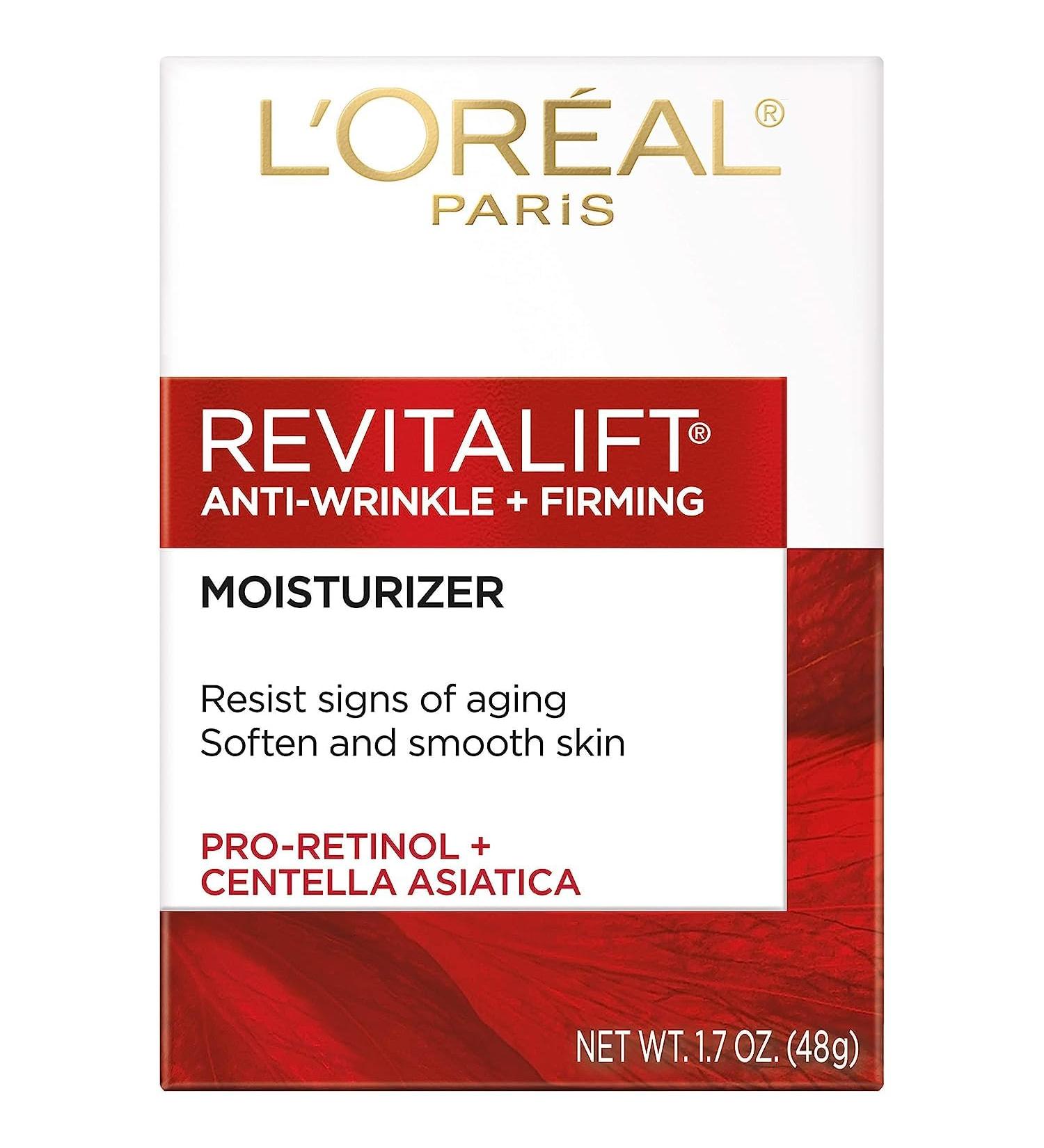 L'Oreal Revitalift Face & Neck Anti-Wrinkle & Firming Moisturizer Day Cream 1.70 oz (Pack of 10) - Buy Online on GoSupps.com