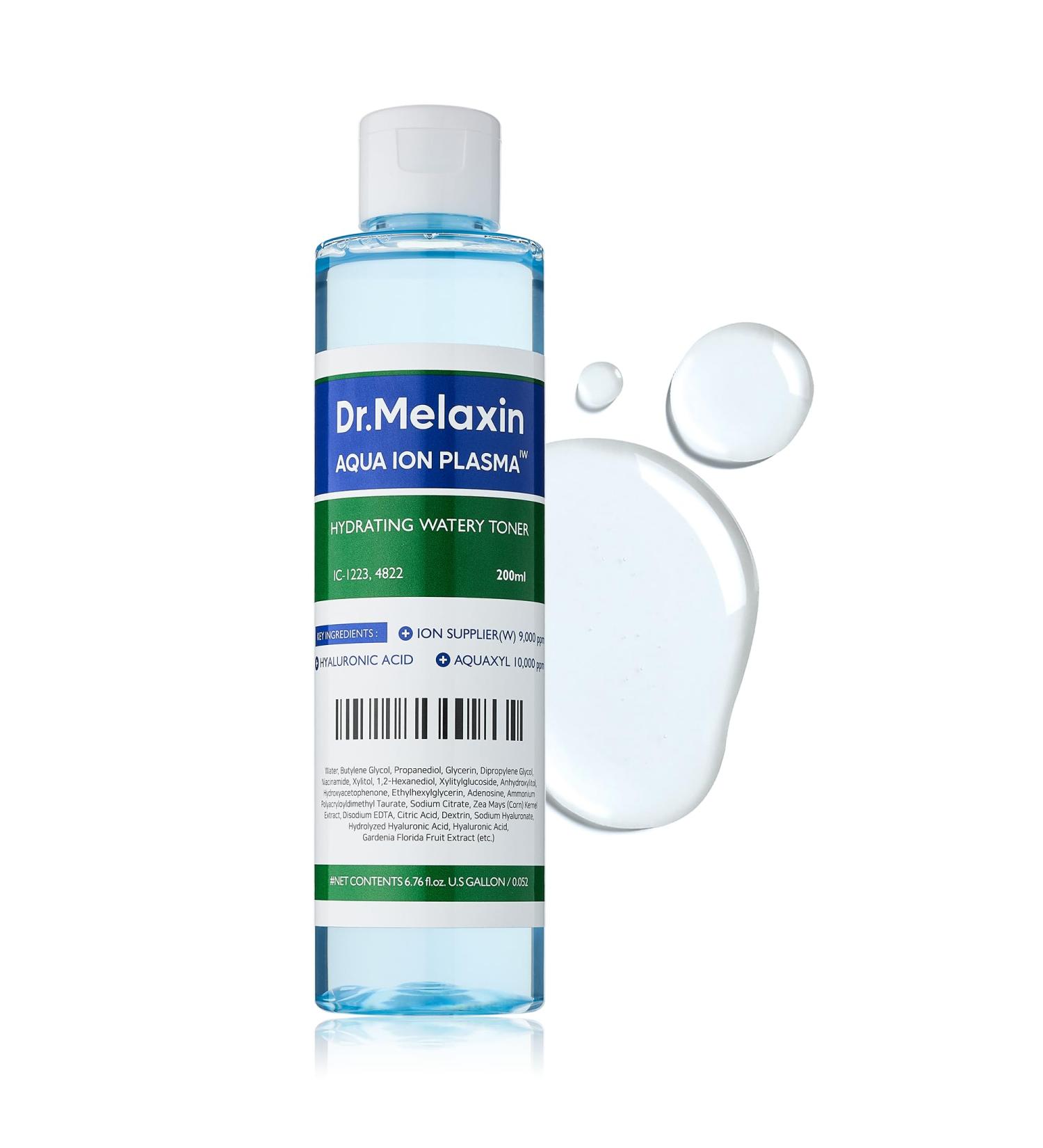 Aqua Ion Plasma Watery Toner 200ml - Hyaluronic Acid L22 | Moisturizing Korean Skincare for Radiant Skin - Buy Online on GoSupps.com