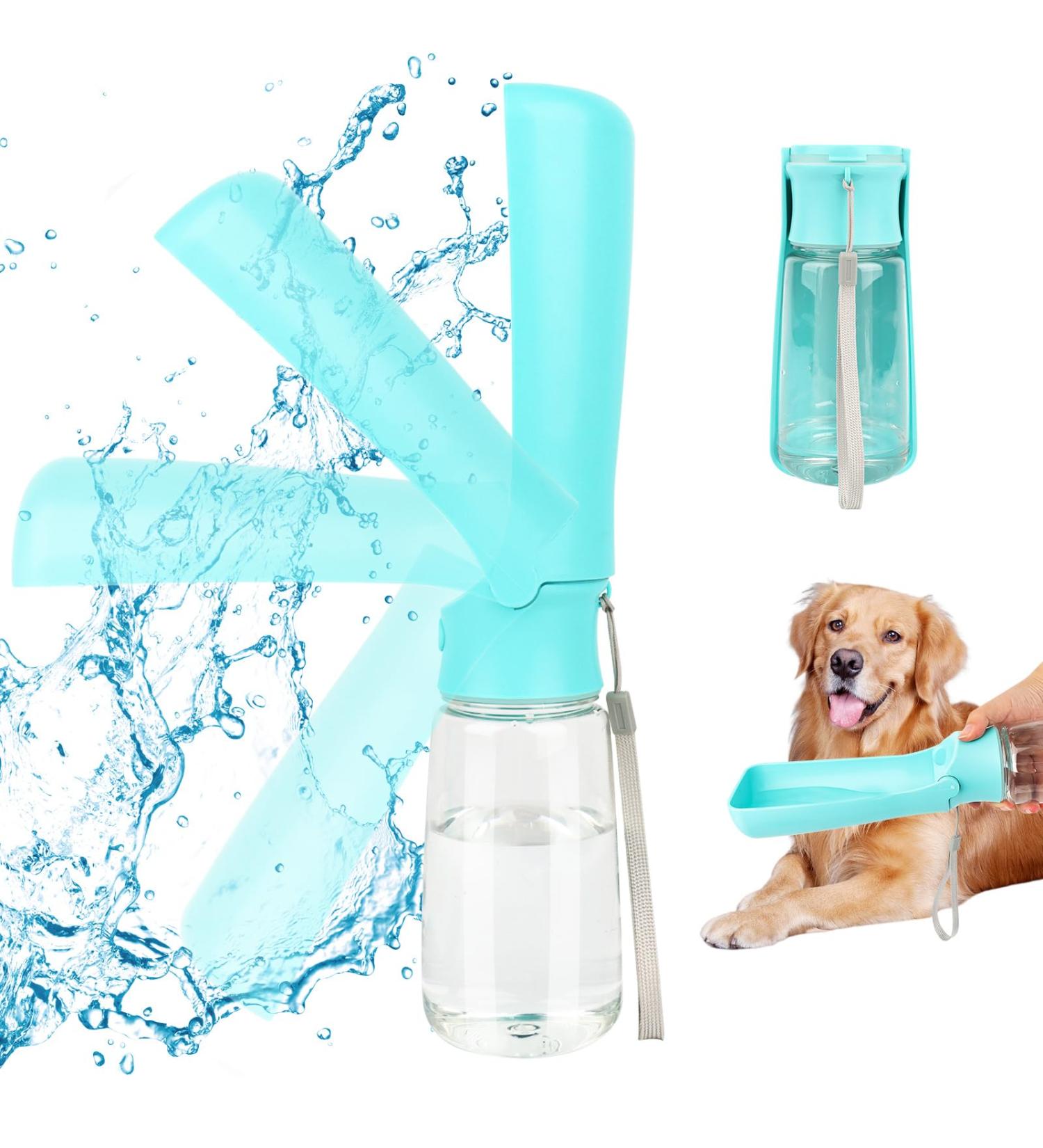 VFANDV Portable Pet Drinking Bottle - Leak-Proof 550ml Dog & Cat Water Bottle for Travel Hiking & Daily Walks - Buy Online on GoSupps.com