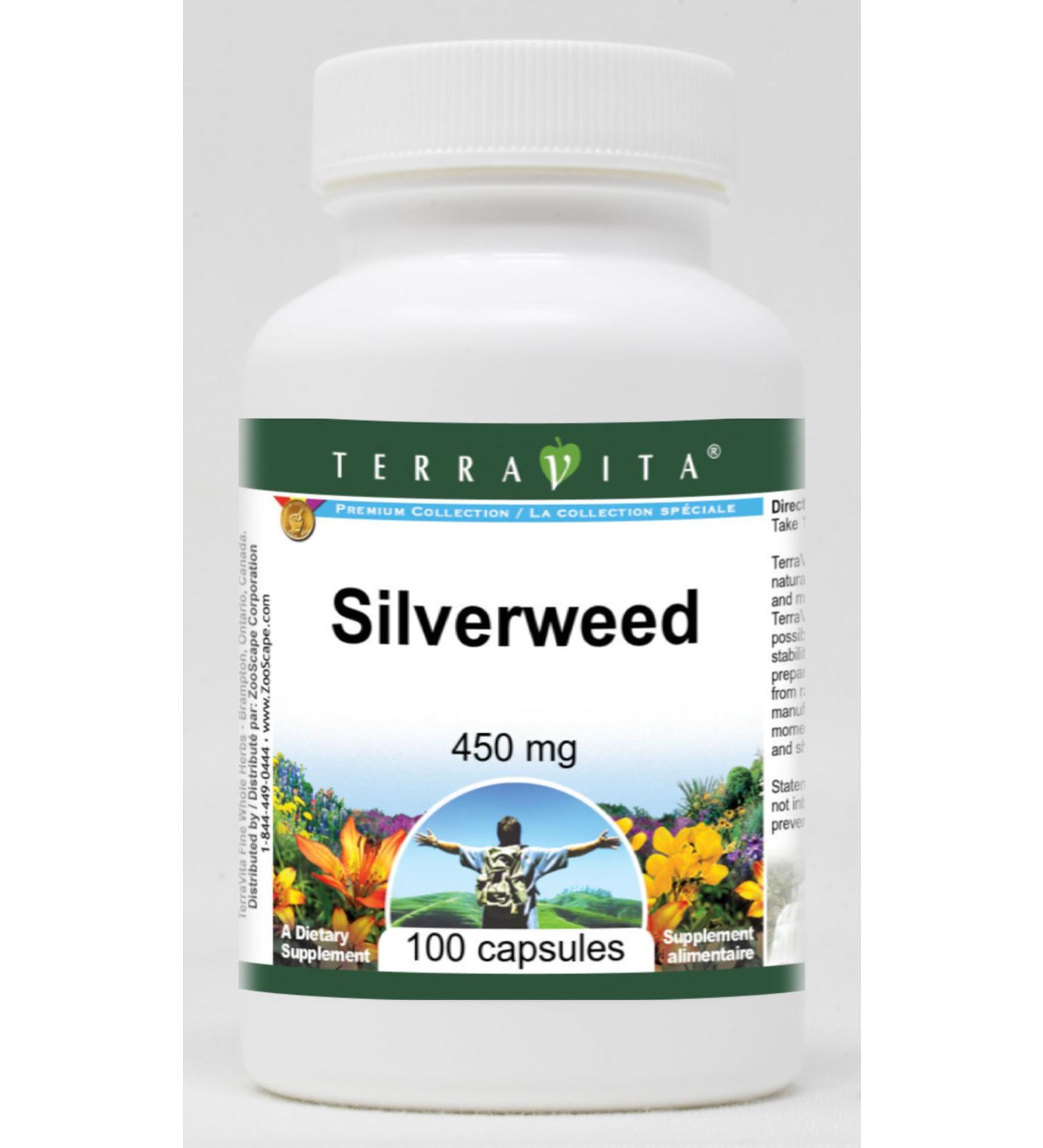 Silverweed - 450 mg (100 Capsules ZIN: 512678) - Buy Online on GoSupps.com