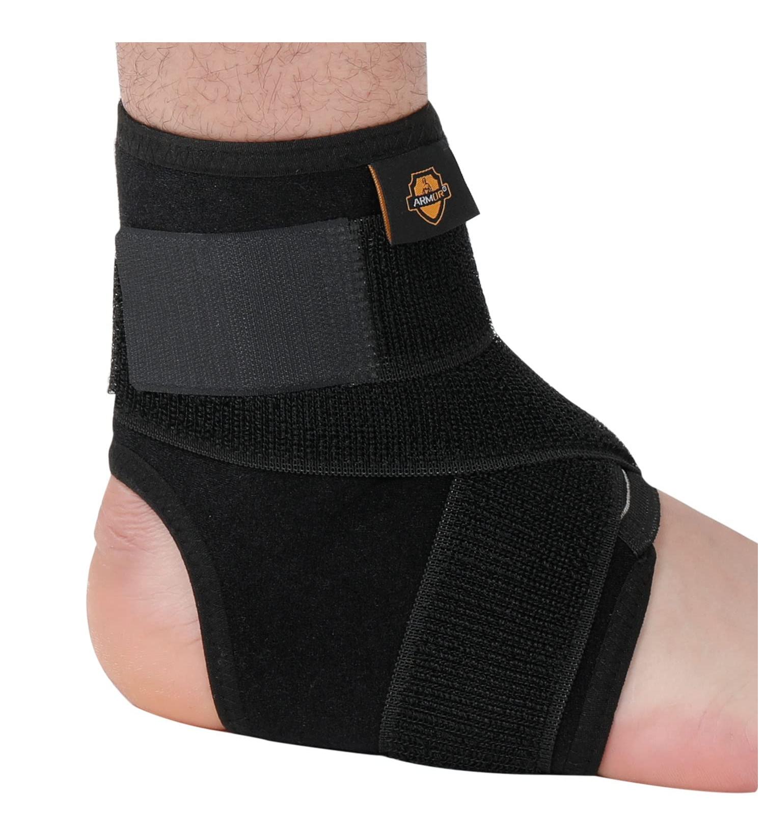 Armor Elastic Compression Ankle Brace - Adjustable Warming & Micro-Massage - Ideal for Men & Women | International Shipping Available - Buy Online on GoSupps.com