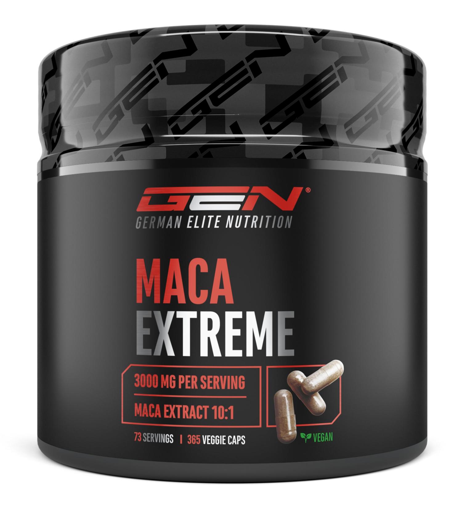 VitaminVersand24 DE Maca Capsules Extreme 365 capsules High dose with 30000mg per daily portion Special extract 101 Vegan German Elite Nutrition - Buy Online on GoSupps.com