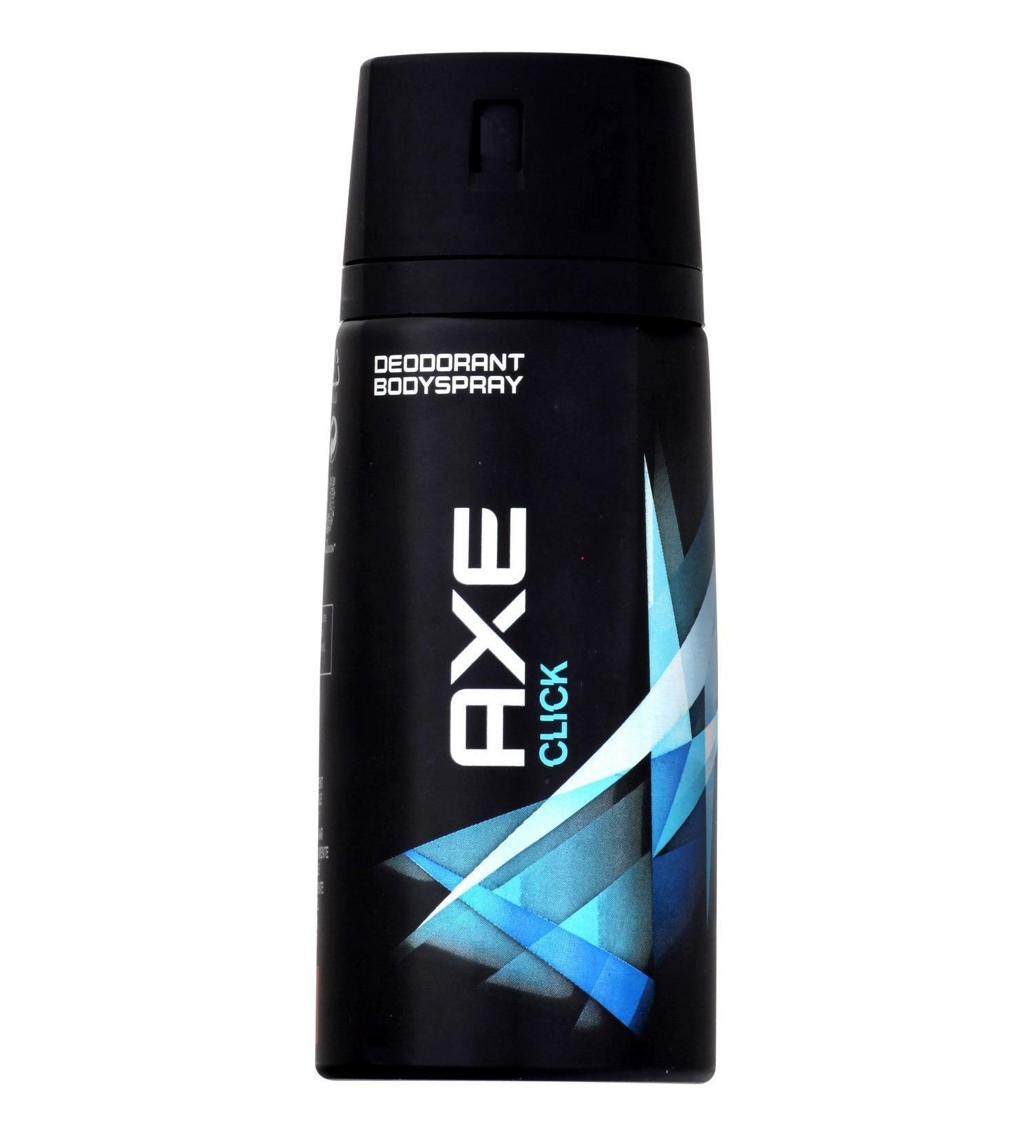 Axe Deodorant Body Spray  CLICK  150 mL (Pack of 6) 5.1 Fl Oz (Pack of 1)