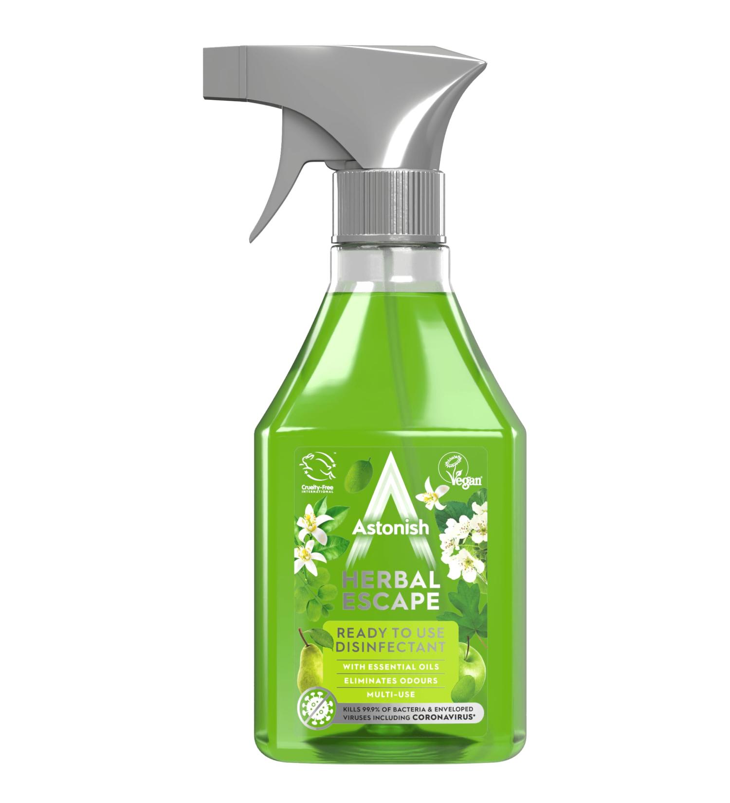 ASTONISH 550ML Herbal Escape Disinfectant - Ready to Use - Pack of 1 - Buy Online on GoSupps.com