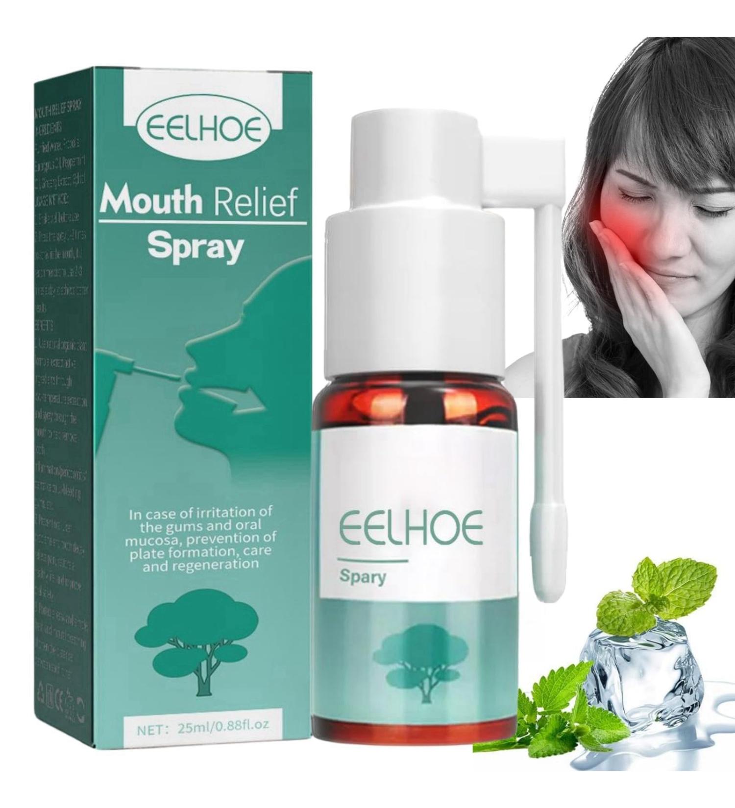 Gum Repair Spray Oral Care Spray Gum Health Spray Toothache Pain Relief Relief Sore Gums Gum Regrowth Spray Toothache Relieving Spray Helps Protect and Recovery of Damages Gums and Oral Cavity - Buy Online on GoSupps.com