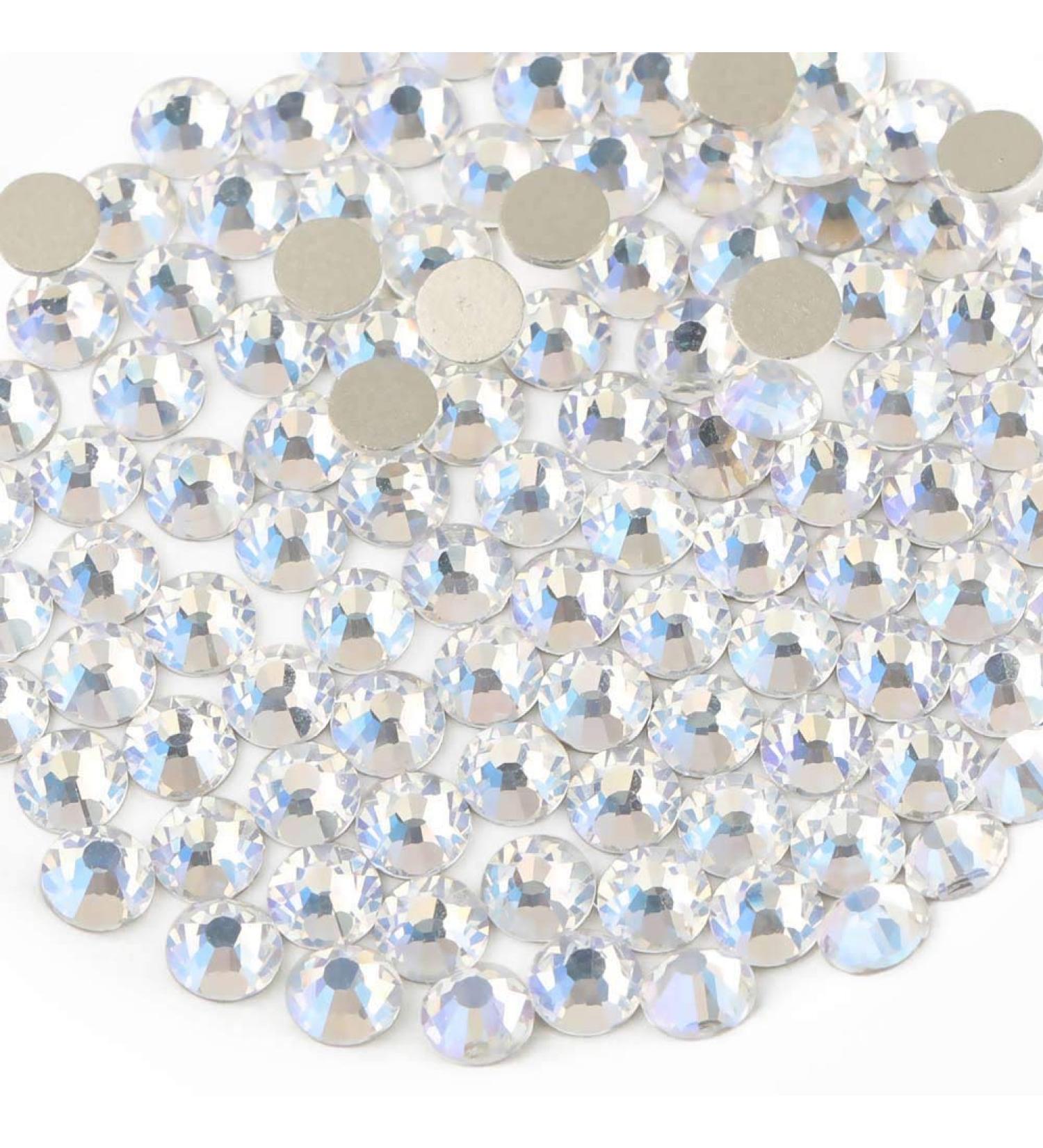 Beadsland 288 Pieces Flat Back Rhinestones - Blue Moon Light SS30 Nail Crystals (6.4-6.6mm) for Stunning Nail Art - Buy Online on GoSupps.com