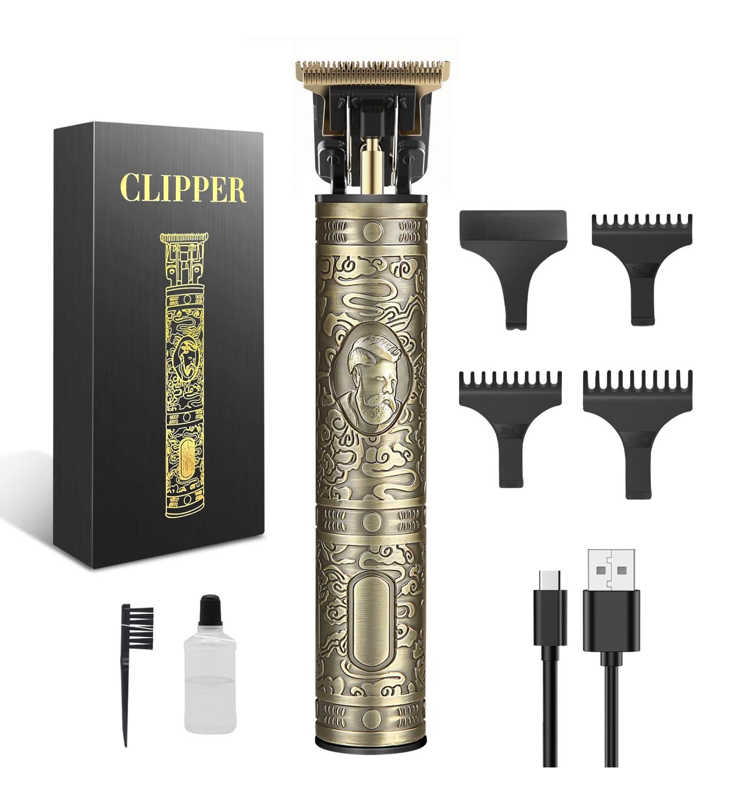 Professional Electric Cordless Hair Clippers for Men - Less Noise Design Trimmers for Barbers - T Blade Liners Clipper for Beard and Hair Cutting - Buy Online on GoSupps.com