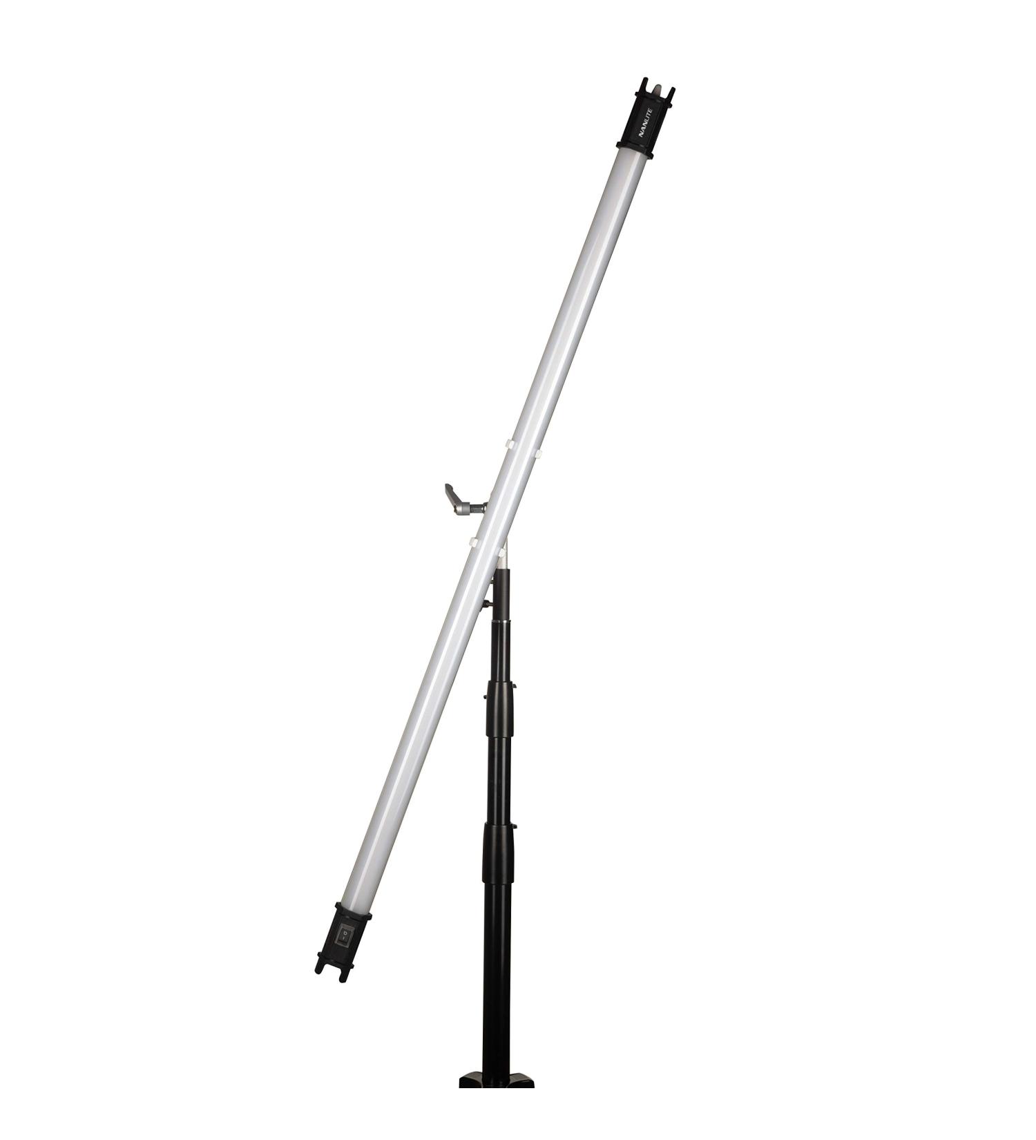 Nanlite PavoTube Single T12 LED Tube Holder with Swivel Ball Joint and 5/8in Baby Pin - Shop Now! - Buy Online on GoSupps.com