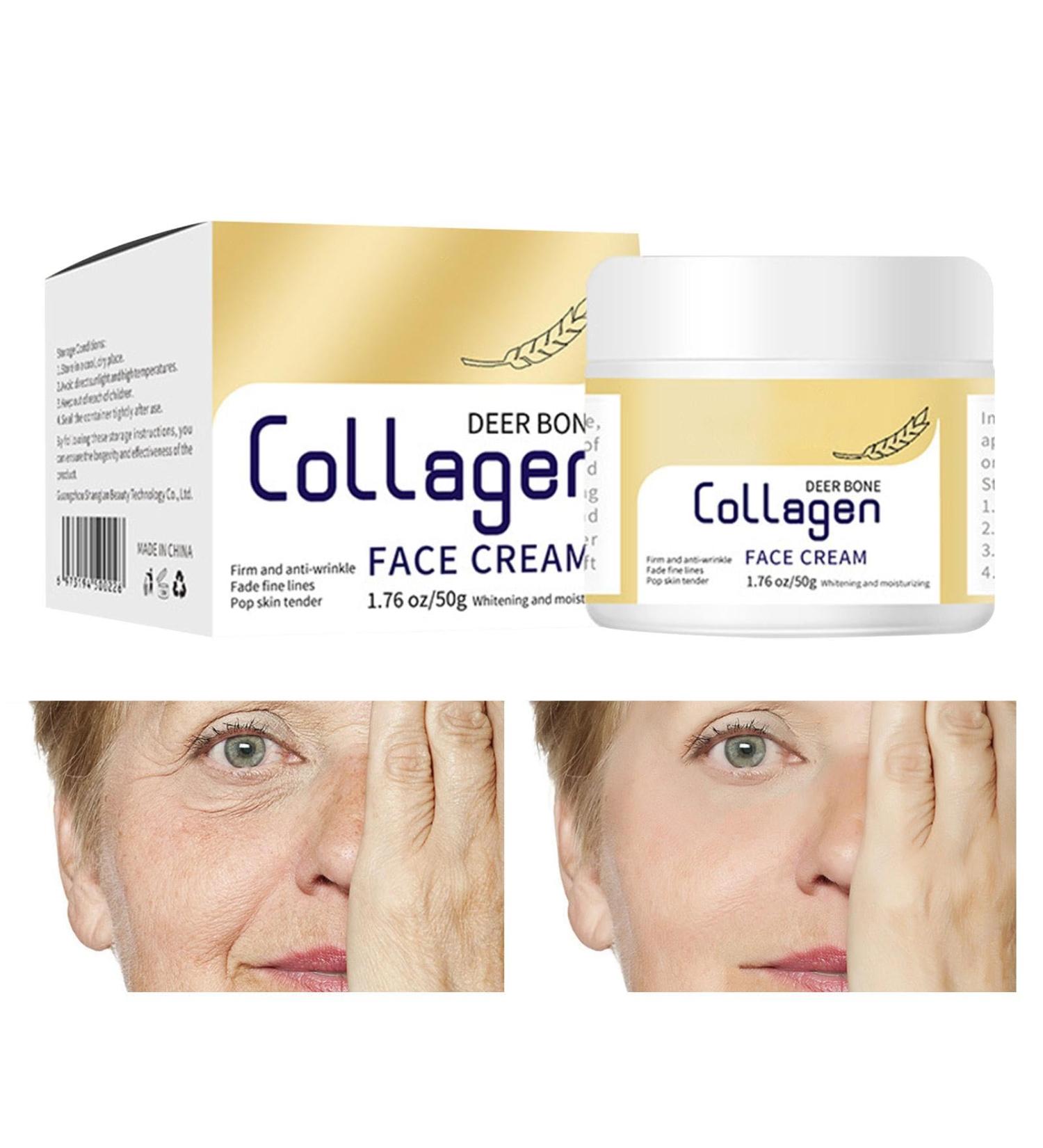 Hydrating Face Moisturizer - Wrinkles Cream Collagenn Repair Cream Cream Lotion For Glow Boosting | Repairing And Nourishing Facial Skin Care For Women With Dry Or Sensitive Skin - Buy Online on GoSupps.com