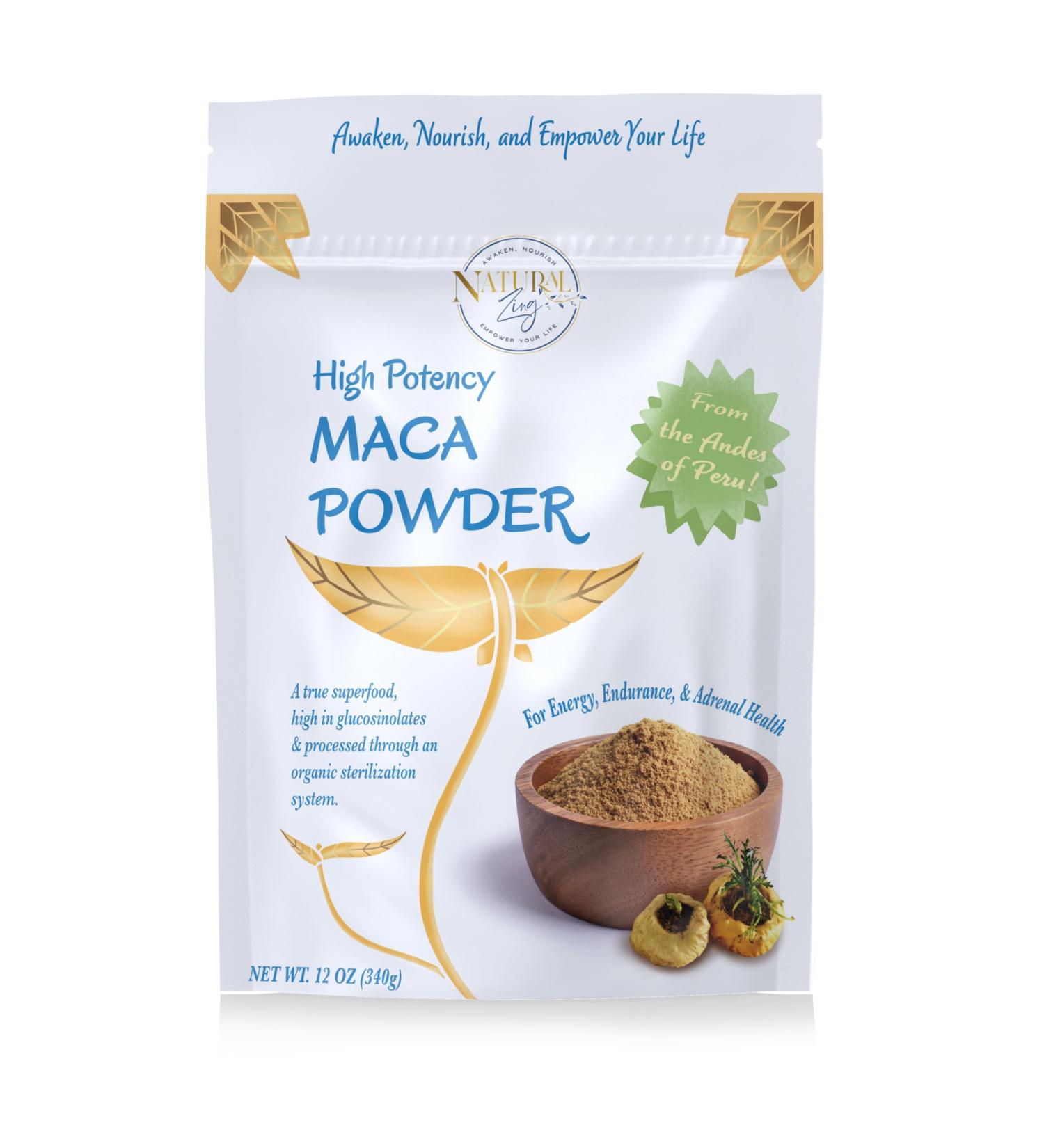 NaturalZing Awaken Nourish Empower Your Life Maca- High Percentage of Glucosinolates - Buy Online on GoSupps.com