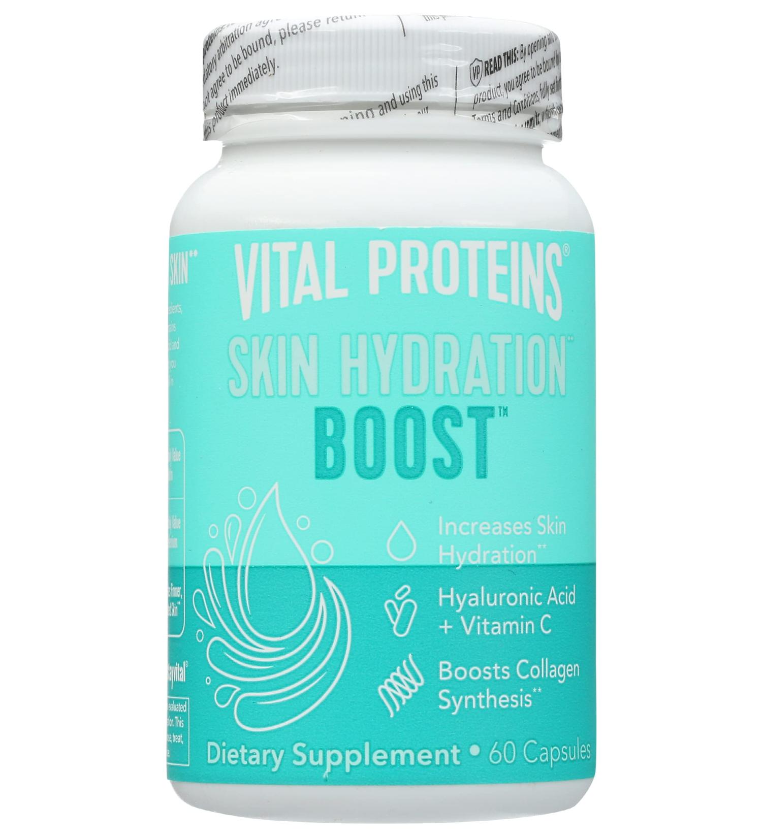 Vital Proteins Skin Hydration Boost - 60 Capsules for Radiant Skin - Buy Online on GoSupps.com