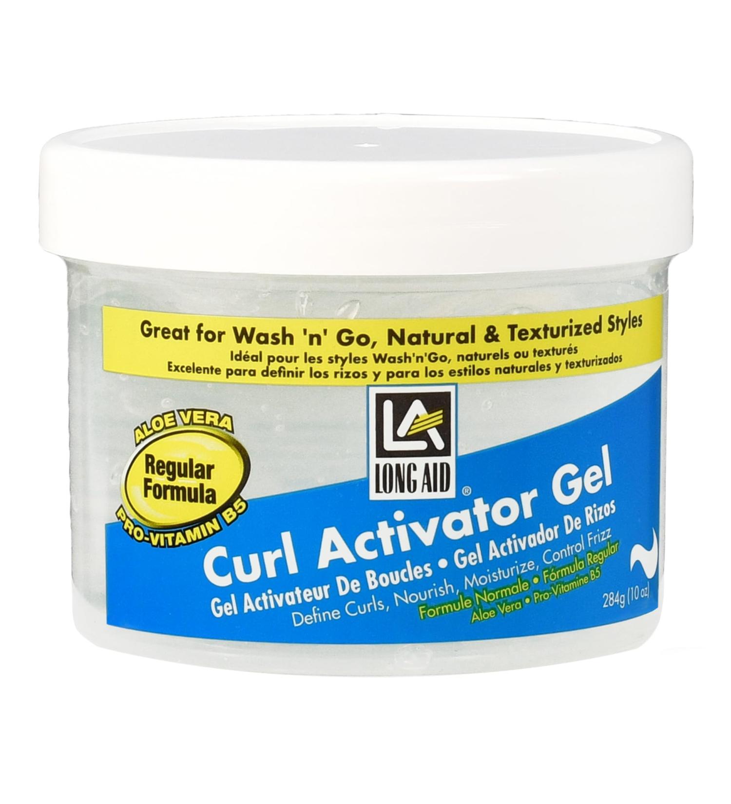 Long Aid Curl Activator Gel With Aloe Vera Regular 10.5 Oz