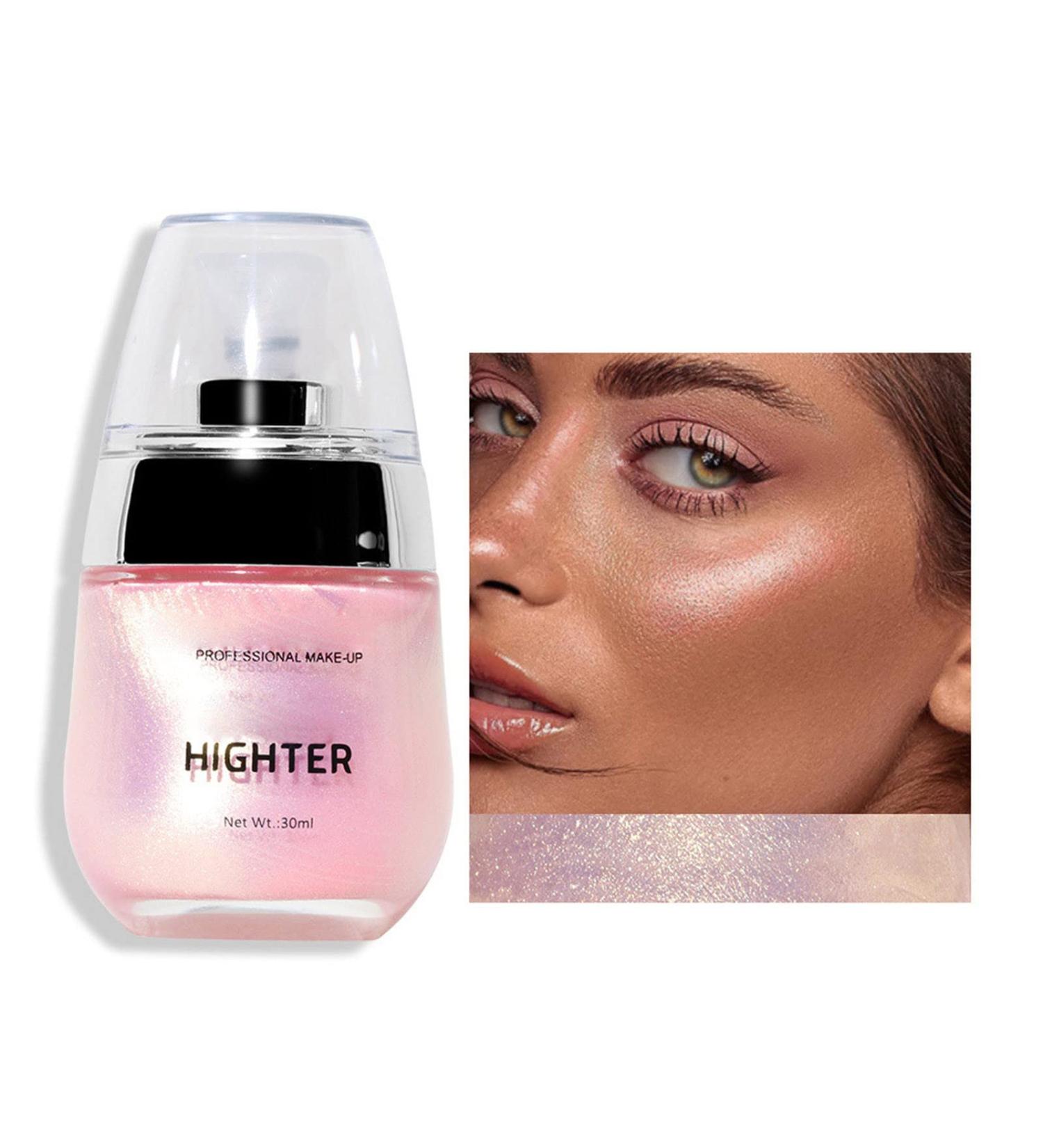 Shimmer Body Oil: Waterproof Face & Body Liquid Highlighter 30ml - Glow & Moisturize with Versatile Makeup Highlighter - 03# 1.01 Fl Oz - Buy Online on GoSupps.com