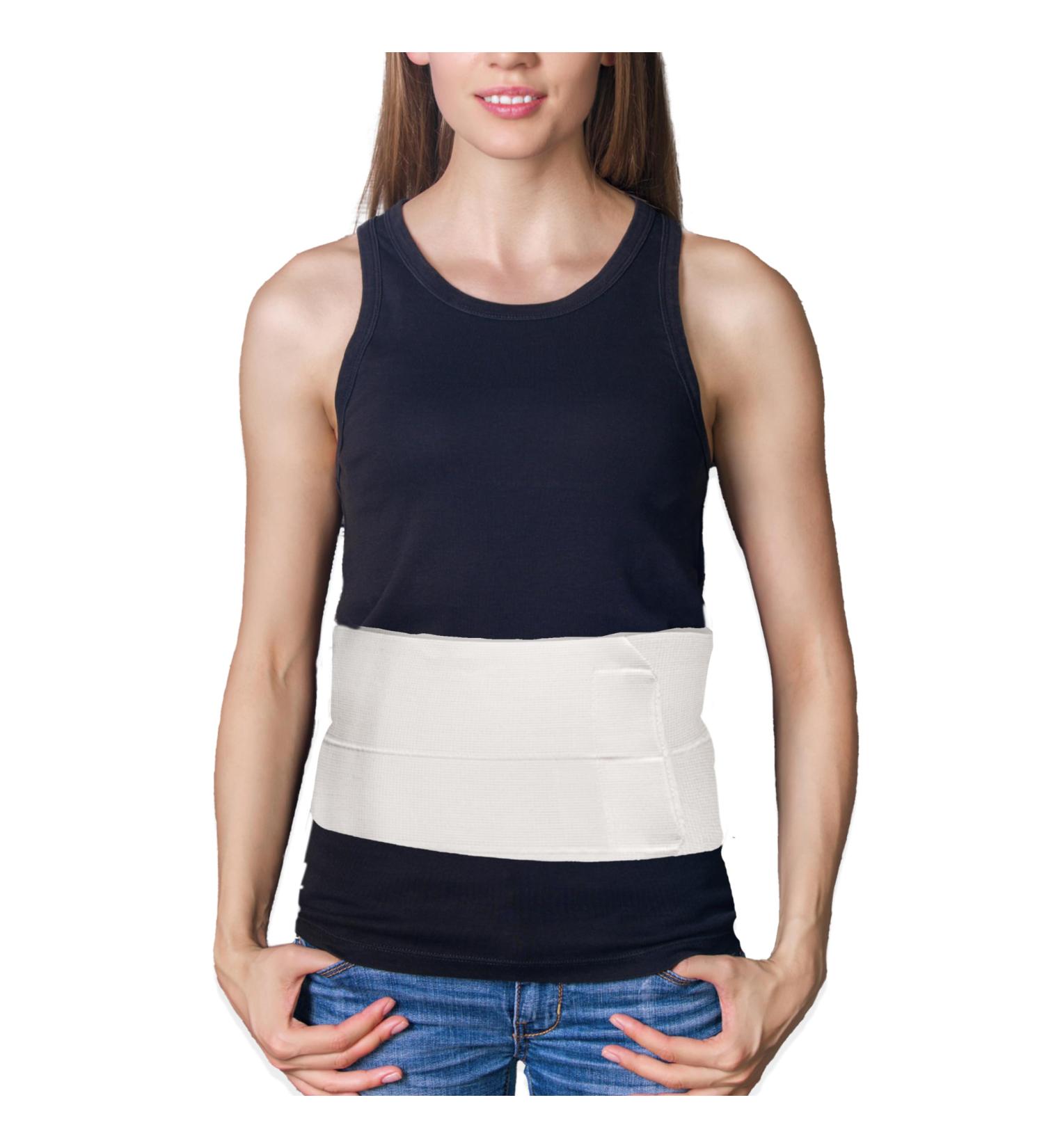 MUELLER Sports Medicine Surgical Binder & Abdomen Support - White Large/X-Large | International Shipping Available - Buy Online on GoSupps.com