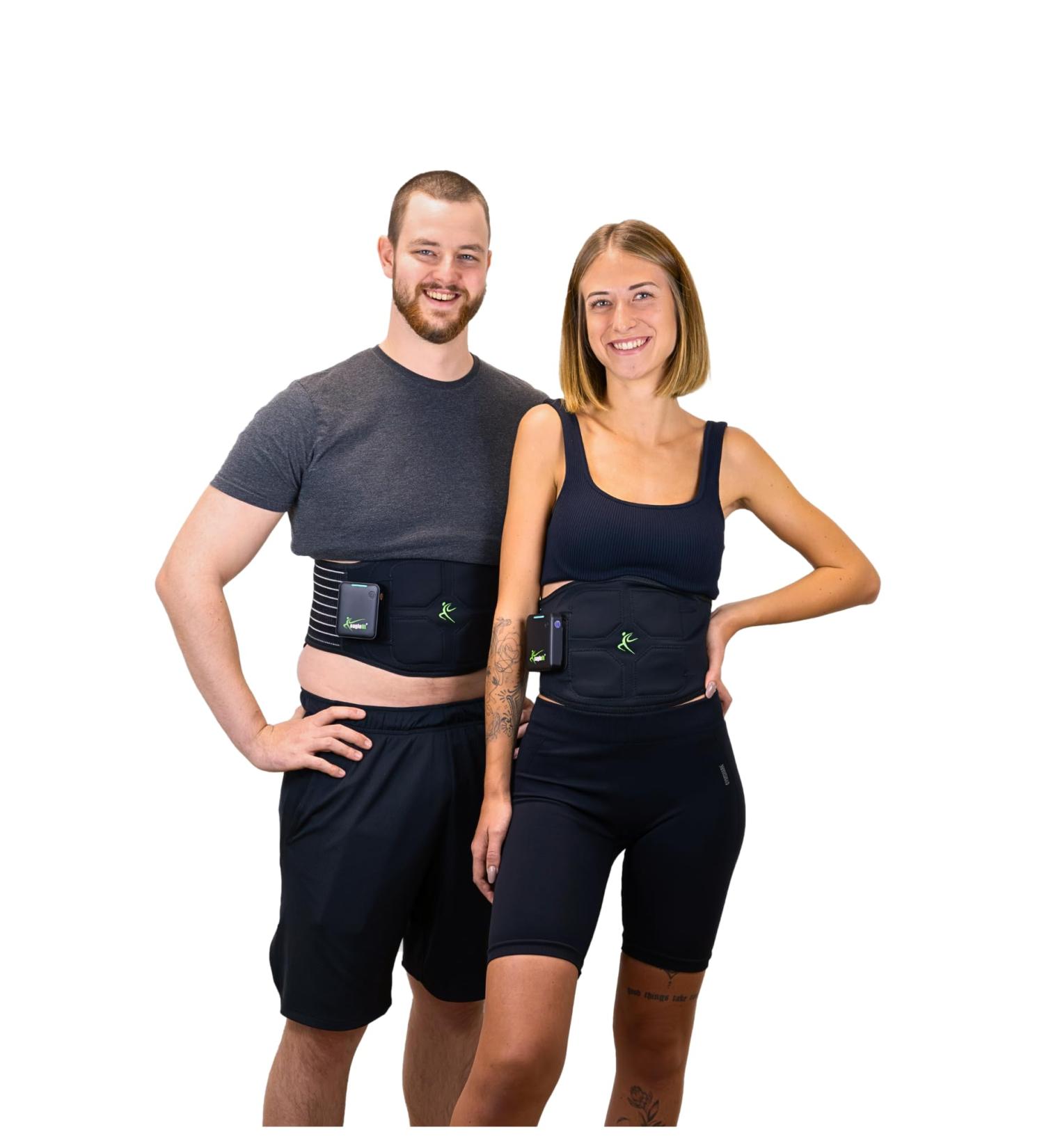 Eaglefit Premium EMS Belt 2.0 - Targeted Abdominal & Back Training | 6 Electrodes & App Included | Best Belly Trainer Belt - Buy Online on GoSupps.com