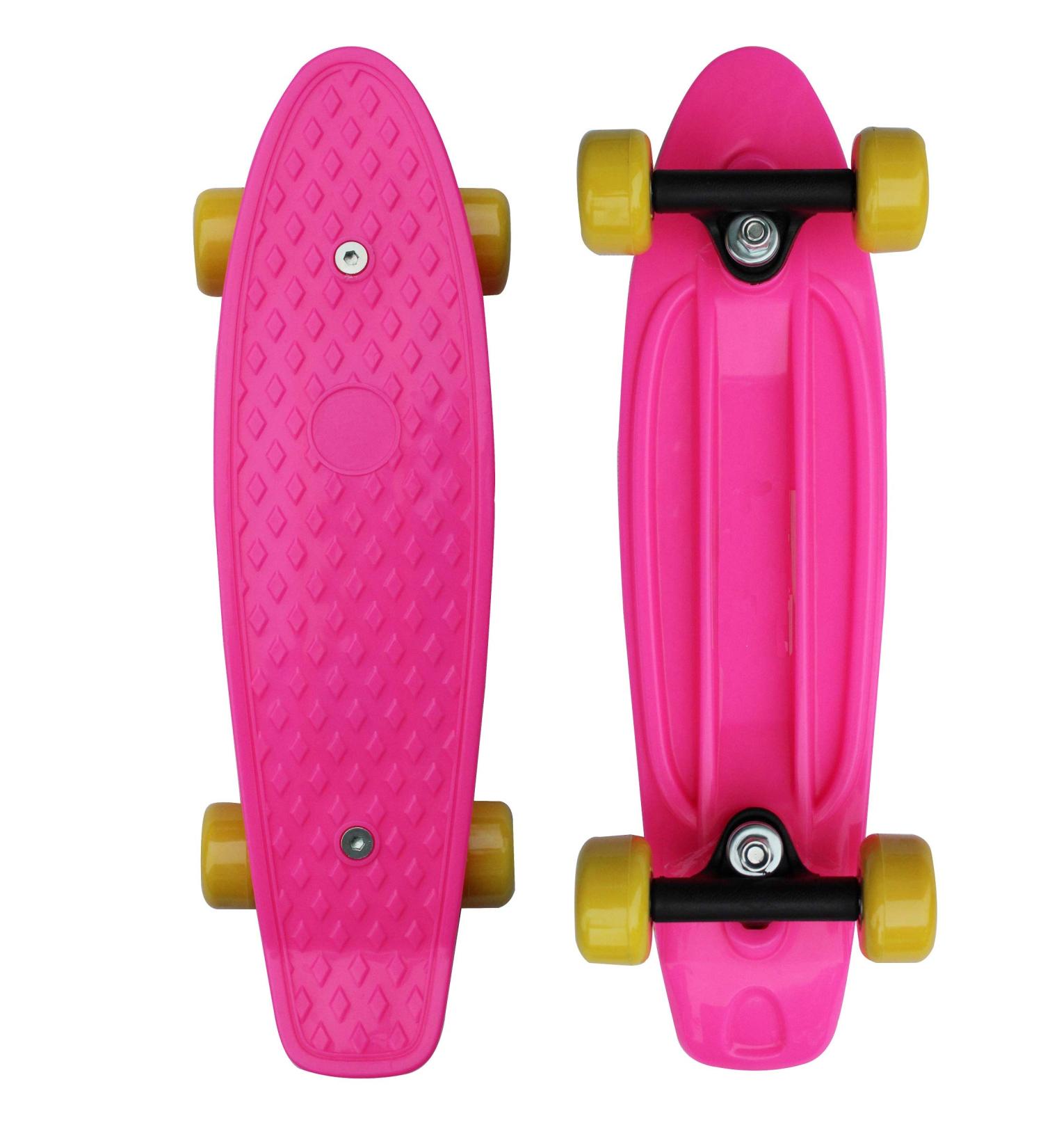 SK8MEMO Mini Cruiser Skateboard for Beginners - Rosy Mini 17 - Buy Online on GoSupps.com