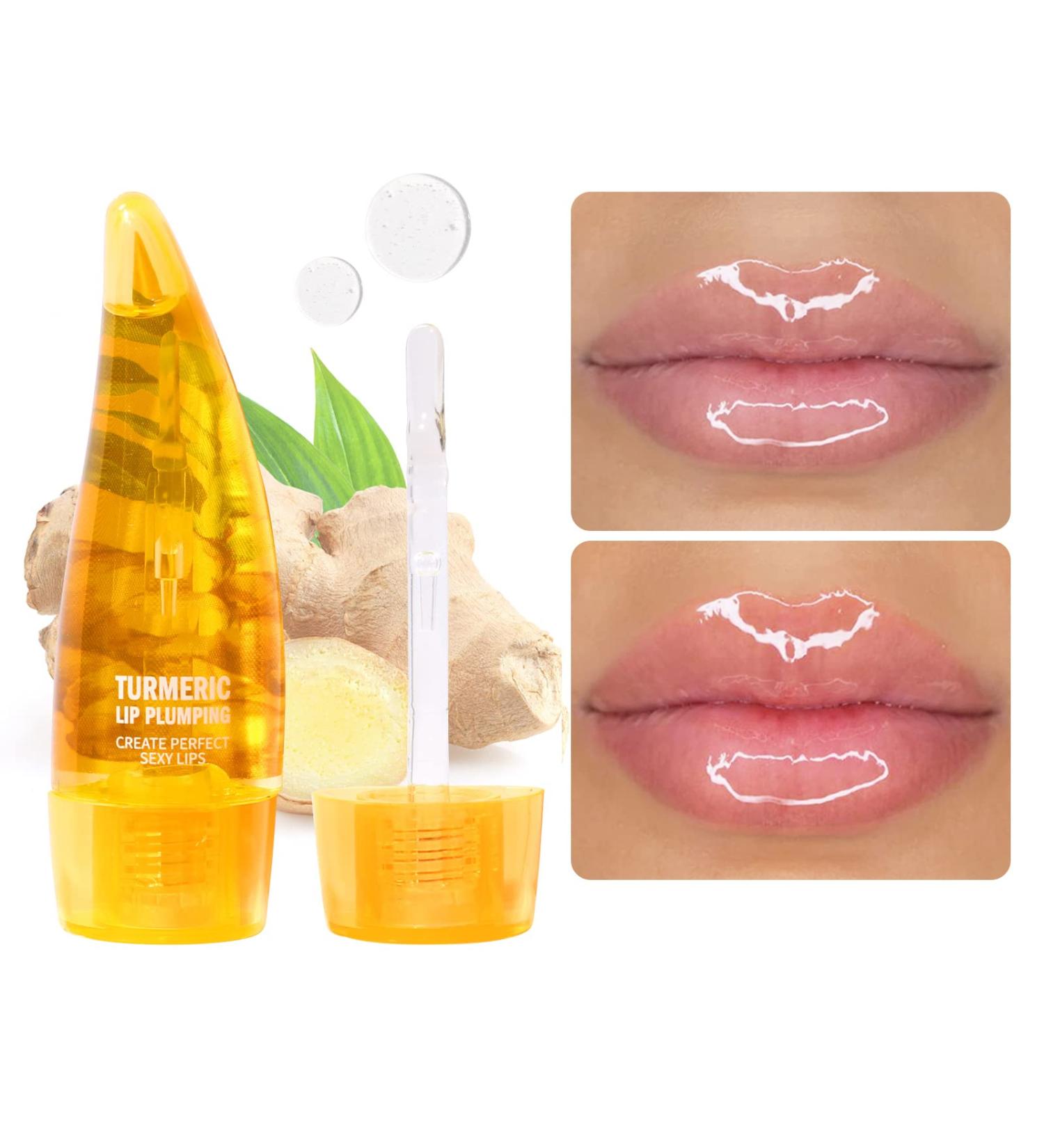 Ginger Mint Lip Glaze - Moisturizing & Plumping Lip Care Essence for Dry Lips - Reduce Lines, Enhance Shine - Female Lip Gloss for Sexy, Plump Lips - Buy Online on GoSupps.com