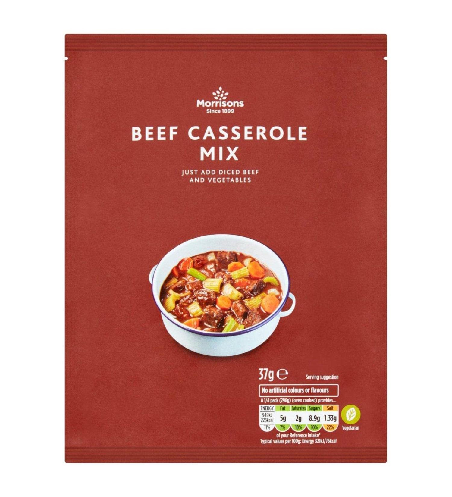 Morrisons Beef Casserole Mix 37g