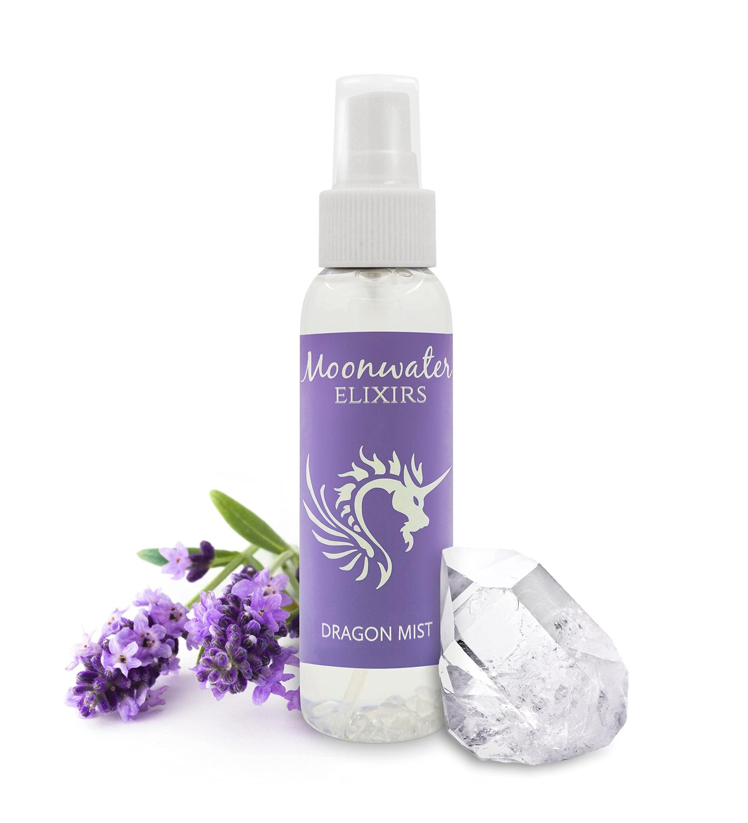 Lavender Smudge Spray - Aura Cleansing & Negative Energy Clearing. Protection, Relaxation & Grounding with Moonwater Elixirs, Crystals & Reiki. 4oz - Buy Online on GoSupps.com