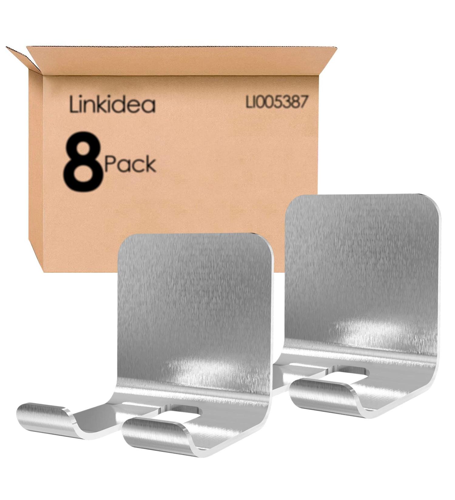 Linkidea 8-Piece Wall Bracket Set - Self-Adhesive Shower Razor Holder Stainless Steel Hangers for Vikings & Merkur Safety Razors - Upgrade Your Shaving Experience - Buy Online on GoSupps.com