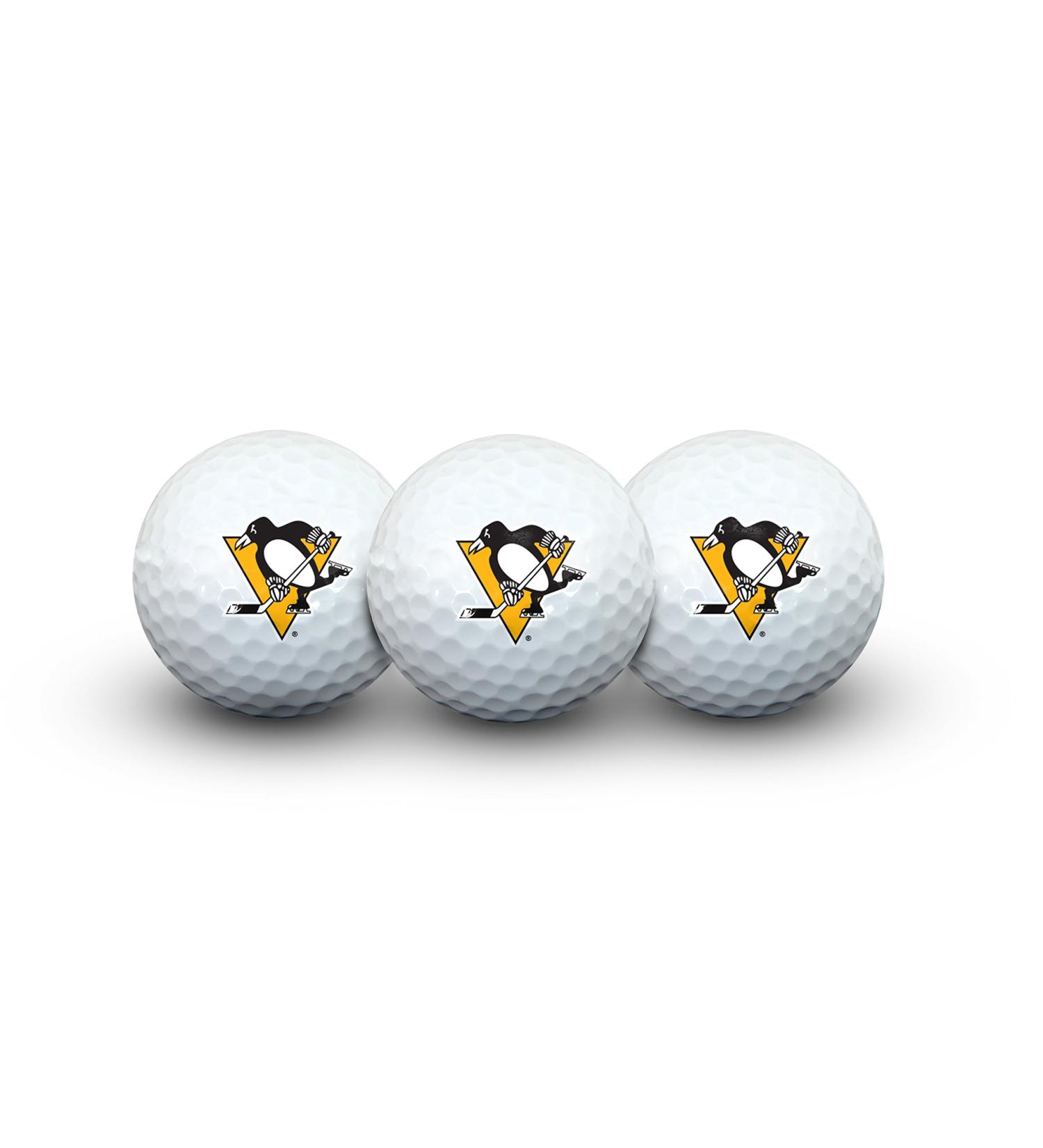 Team Effort NHL Pittsburgh Penguins Golf Ball Pack of 3Golf Ball Pack of 3, NA