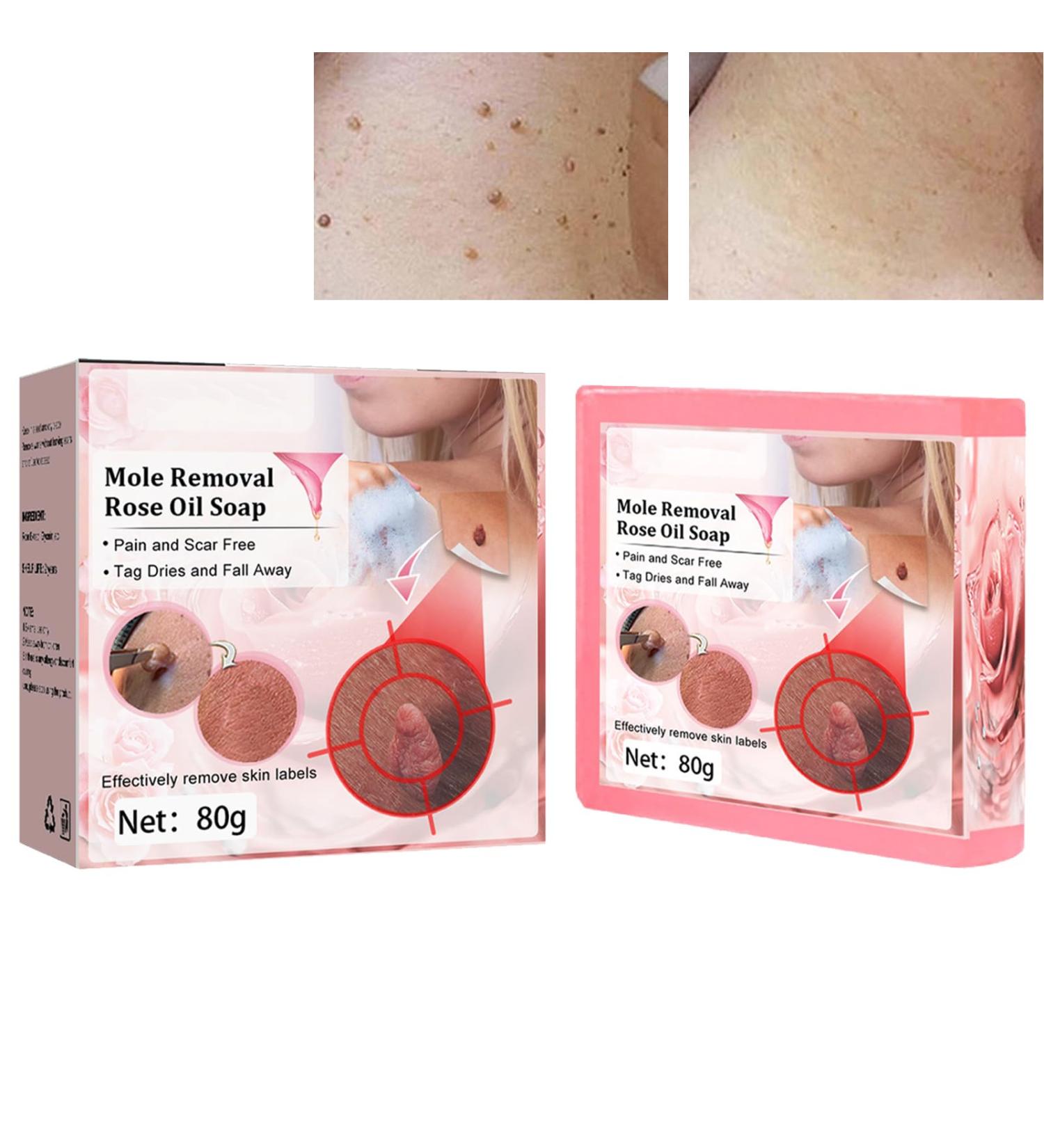 KOAHDE Rose Oil Soap Natural Extract Soap Gentle Safe Suitable for All Skin Types 80G - Buy Online on GoSupps.com