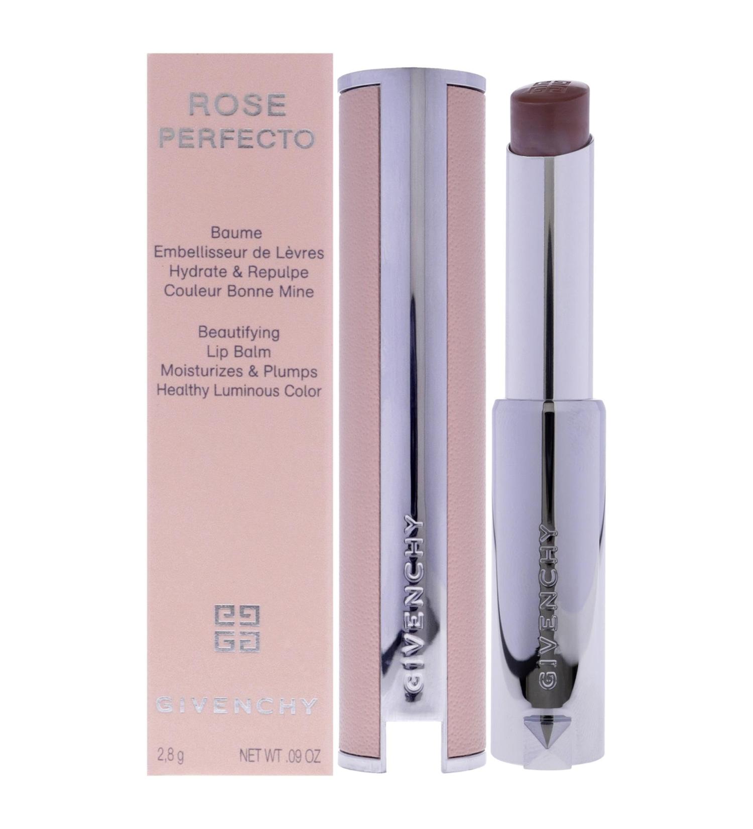 Buy Givenchy Rose Perfecto Plumping Lip Balm N111 Soft Nude - 0.09 oz | International Shipping Available - Buy Online on GoSupps.com