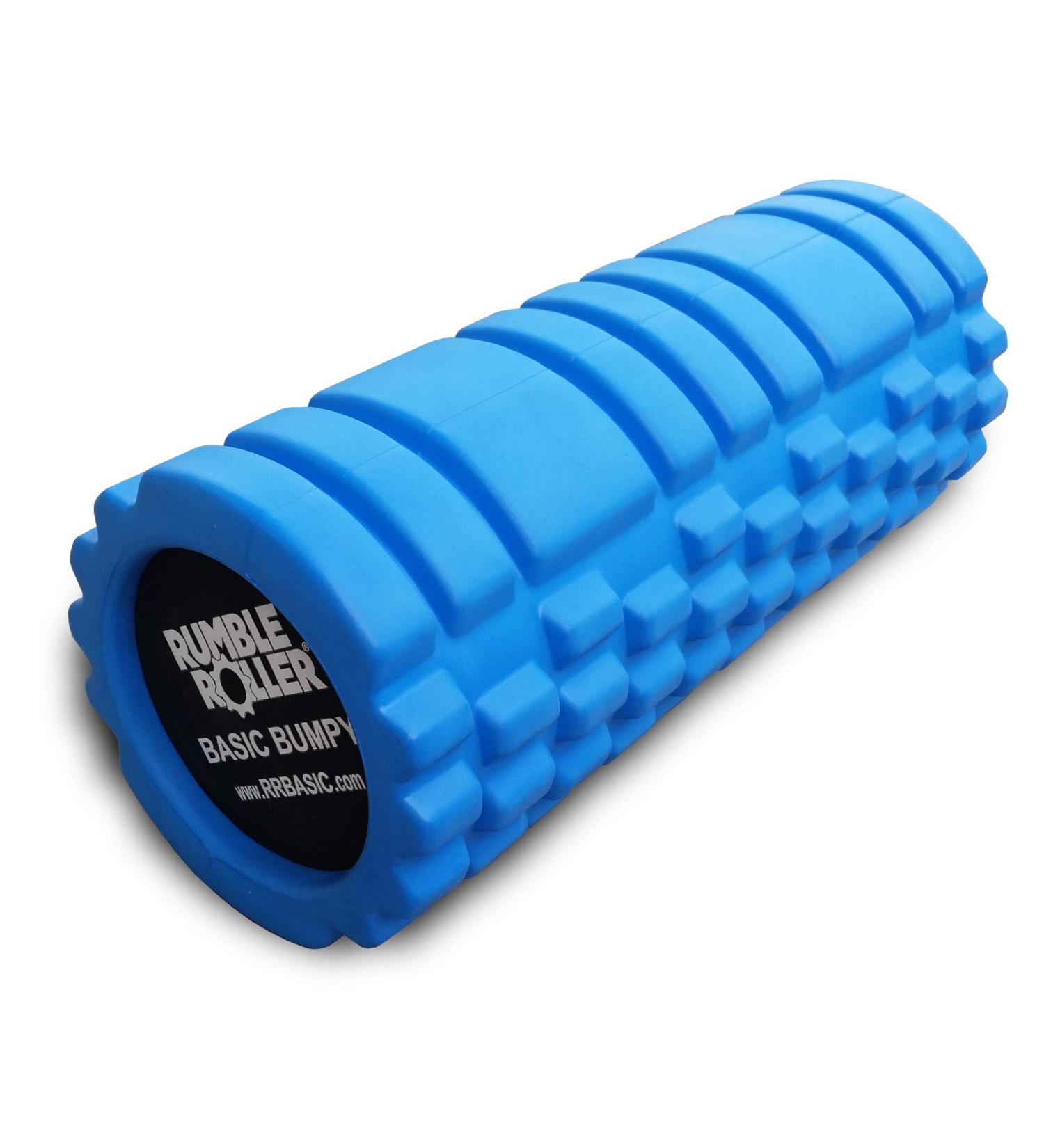 RumbleRoller Basic Bumpy Foam Roller - Solid Core EVA Foam Roller for Deep Tissue Massage and Self-Myofascial Release - Buy Online on GoSupps.com