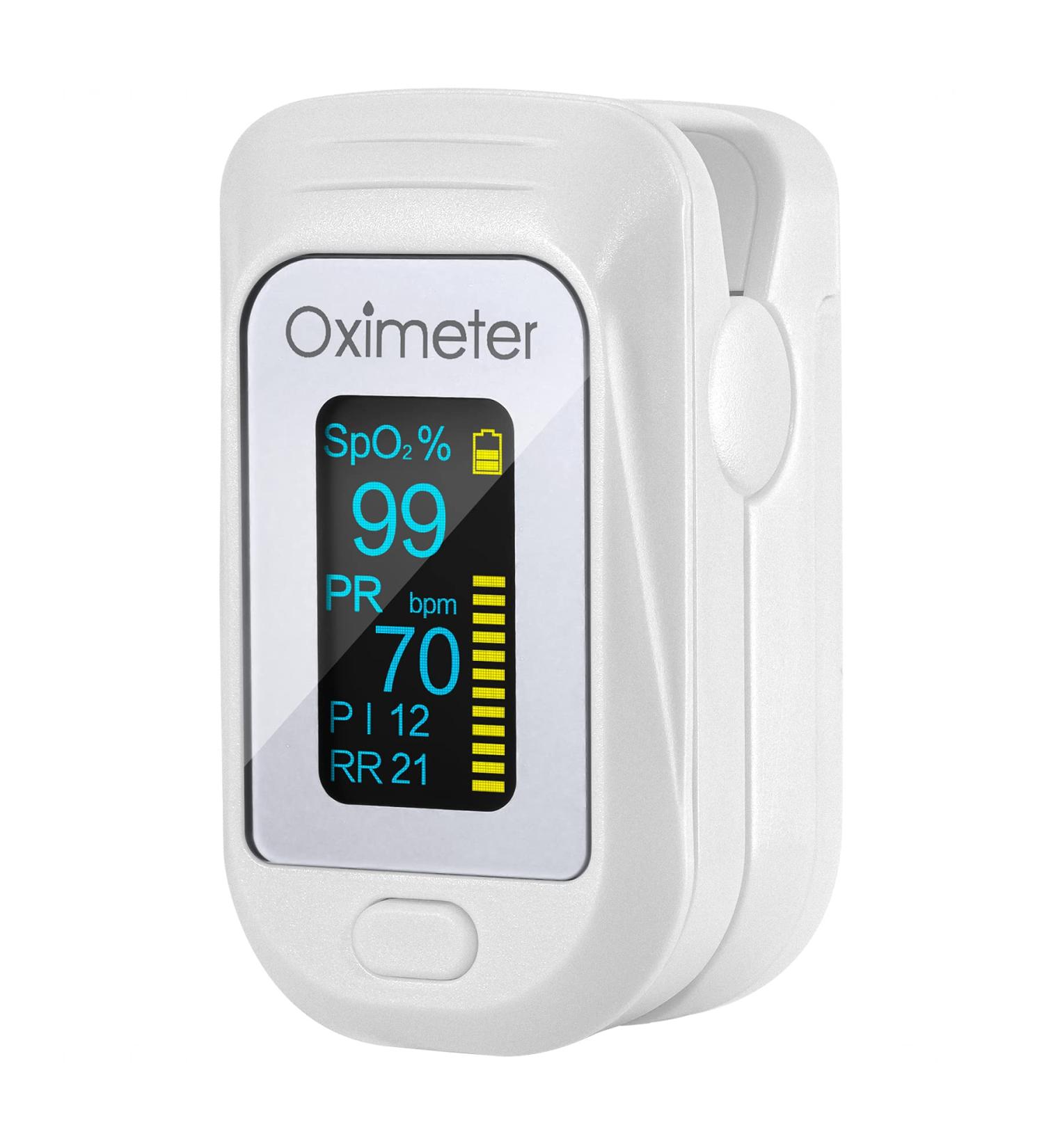 Buy Tomorotec M130 Fingertip Pulse Oximeter – Accurate SpO2 Pulse Rate & Respiratory Rate Monitor for Sports & Aviation – International Shipping Available - Buy Online on GoSupps.com
