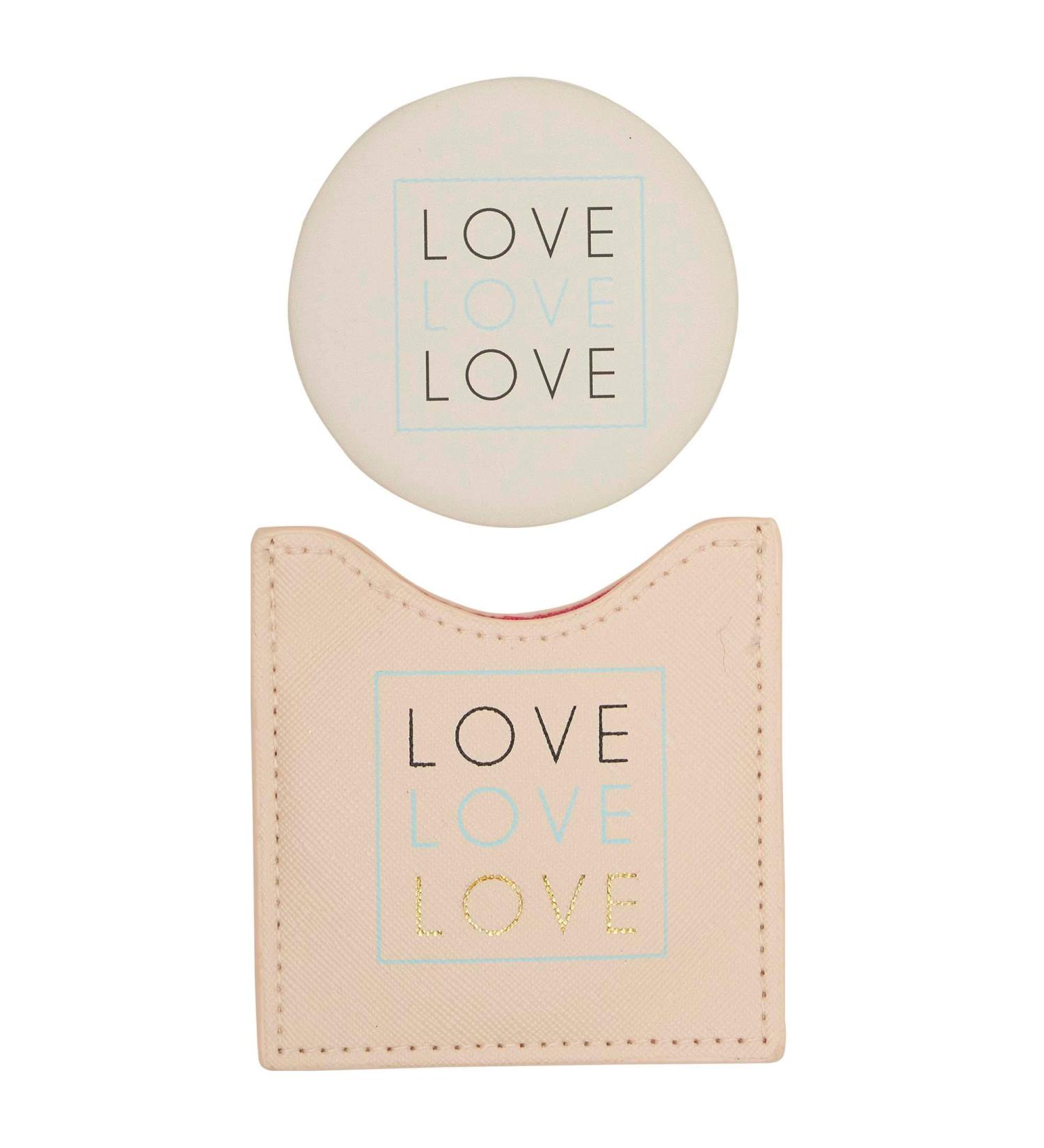 Buy Draeger Mirror Love Round Pocket Mirror for All Occasions | 8.5 cm x 8 cm | Perfect Birthday Gift International Shipping Available - Buy Online on GoSupps.com
