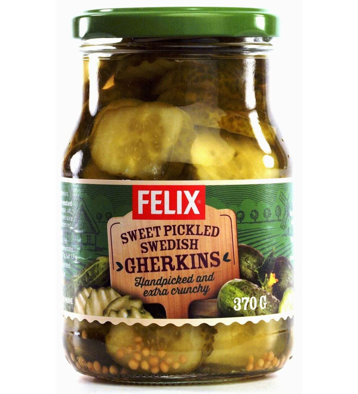 Felix Smorgasgurka | Swedish Pickled Gherkins | 1 x 370g Jar