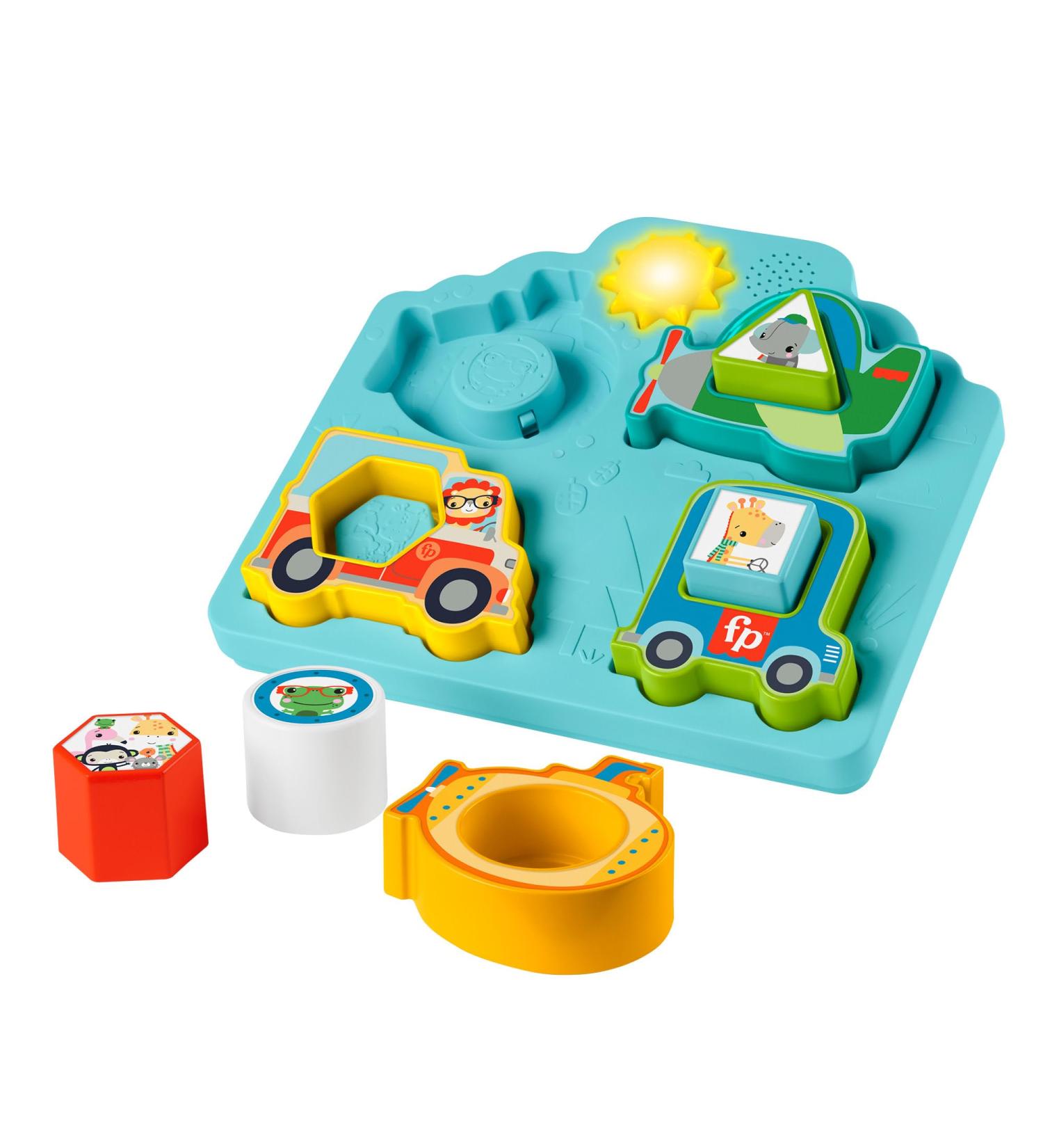 Buy Fisher-Price Vehicle Puzzle - Interactive Form Sorting Toy with 40 Songs & Lights | Ages 9+ Months - International Shipping - Buy Online on GoSupps.com