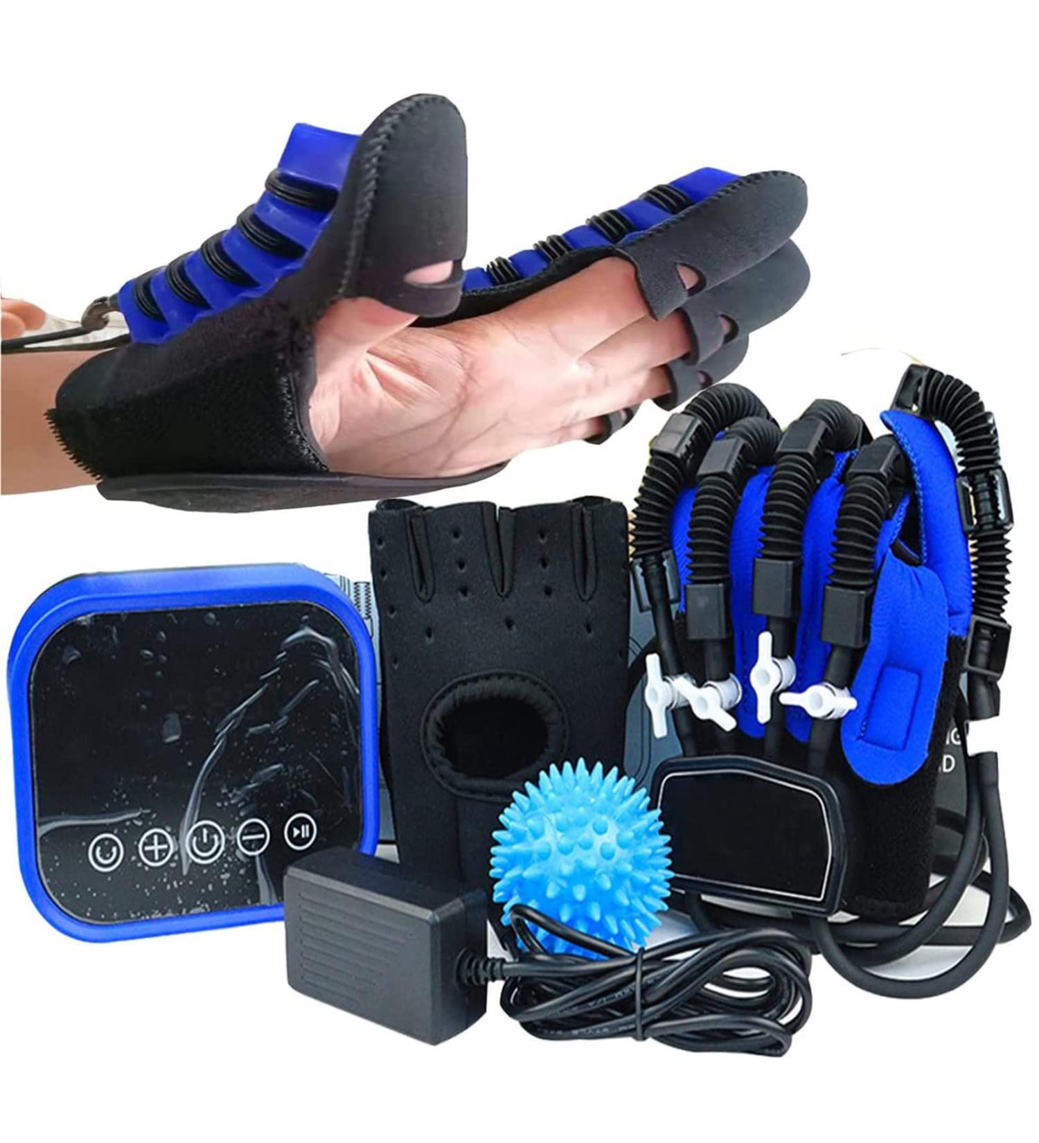 Rehabilitation Robot Gloves Hand Dysfunction Patient Training Device Finger Exerciser Hand Strengthener Finger Orthosis for Stroke Hemiplegia Hand Function Re - Buy Online on GoSupps.com