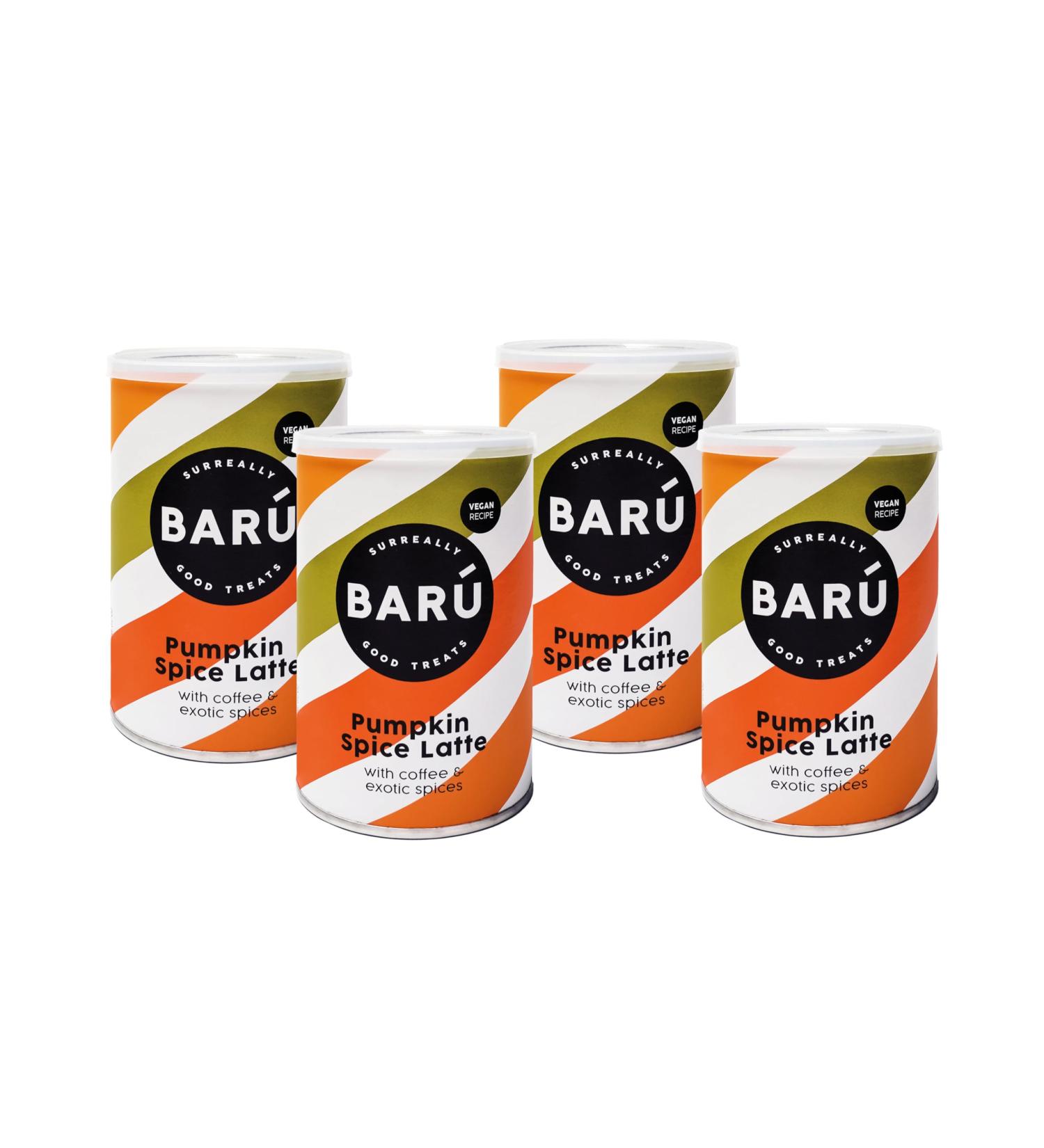 Bar Bar Pumpkin Spice Latte Pack of 4 x 250 g Instant coffee preparation with pumpkin cinnamon & Jamaican pepper Vegan natural without artificial flavors 48 cups Pumpkin Spice Latte 4 x 250g - Buy Online on GoSupps.com