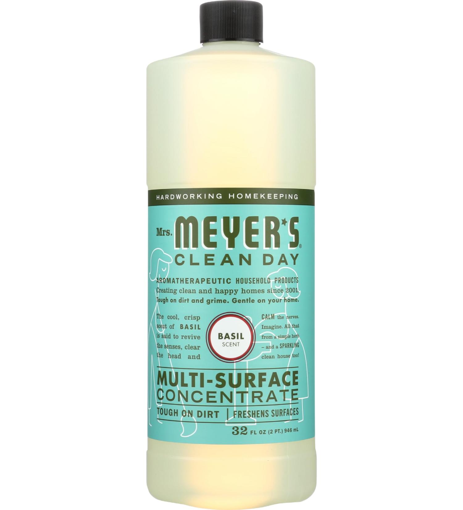 Mrs. Meyer's Clean Day All Purpose Cleaner - Basil Scent 32 Fl Oz | Eco-Friendly International Shipping - Buy Online on GoSupps.com