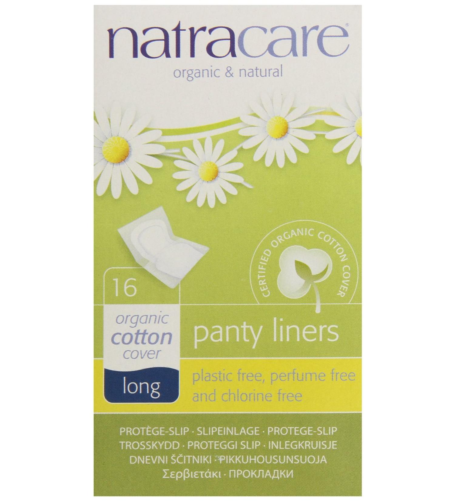 Natracare Organic Natural Panty Liners - Long | 16 Eco-Friendly Liners - Buy Online on GoSupps.com