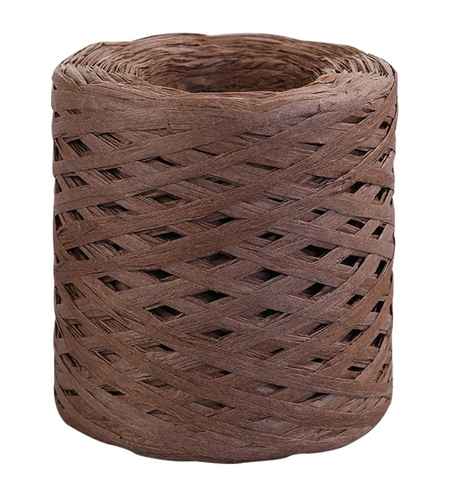 JeogYong 2mm x 219 Yards Brown Raffia Ribbon for Gift Wrapping and DIY Crafts - Buy Online on GoSupps.com