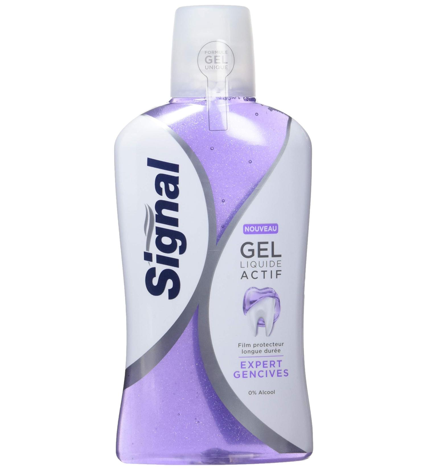 Buy Signal Active Expert Mouthwash with Liquid Gel for Healthy Gums - 500 ml | International Shipping Available - Buy Online on GoSupps.com