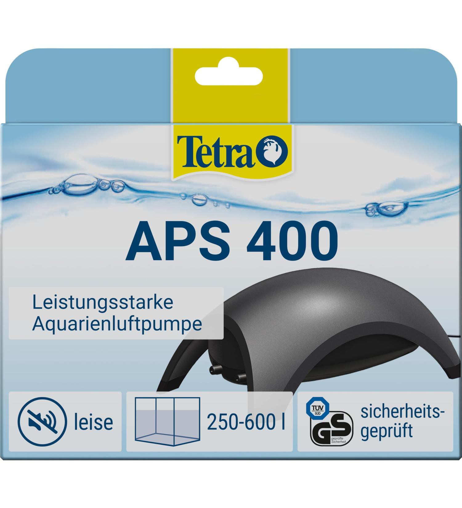Tetra APS 400 Aquarium Air Pump - Quiet Diaphragm Pump for 250-600L Aquariums | International Shipping Available - Buy Online on GoSupps.com