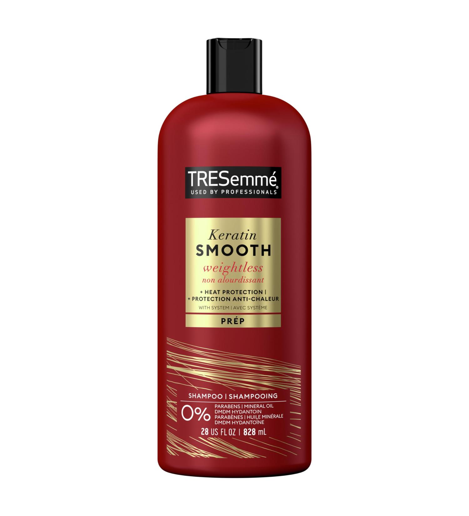 TRESemm Keratin Smooth Shampoo 28 oz | Transform Unruly Hair | Lamellar-Discipline Formula - International Shipping Available - Buy Online on GoSupps.com