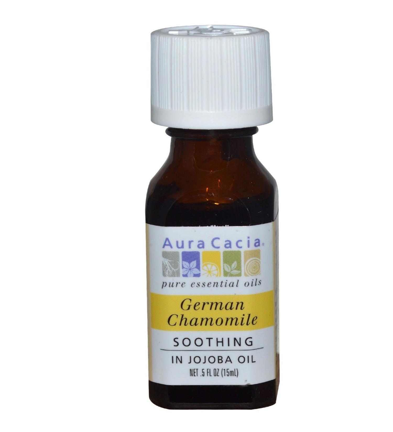 Aura Cacia Prec Ess Oil Grmn Chamo Jojoba2