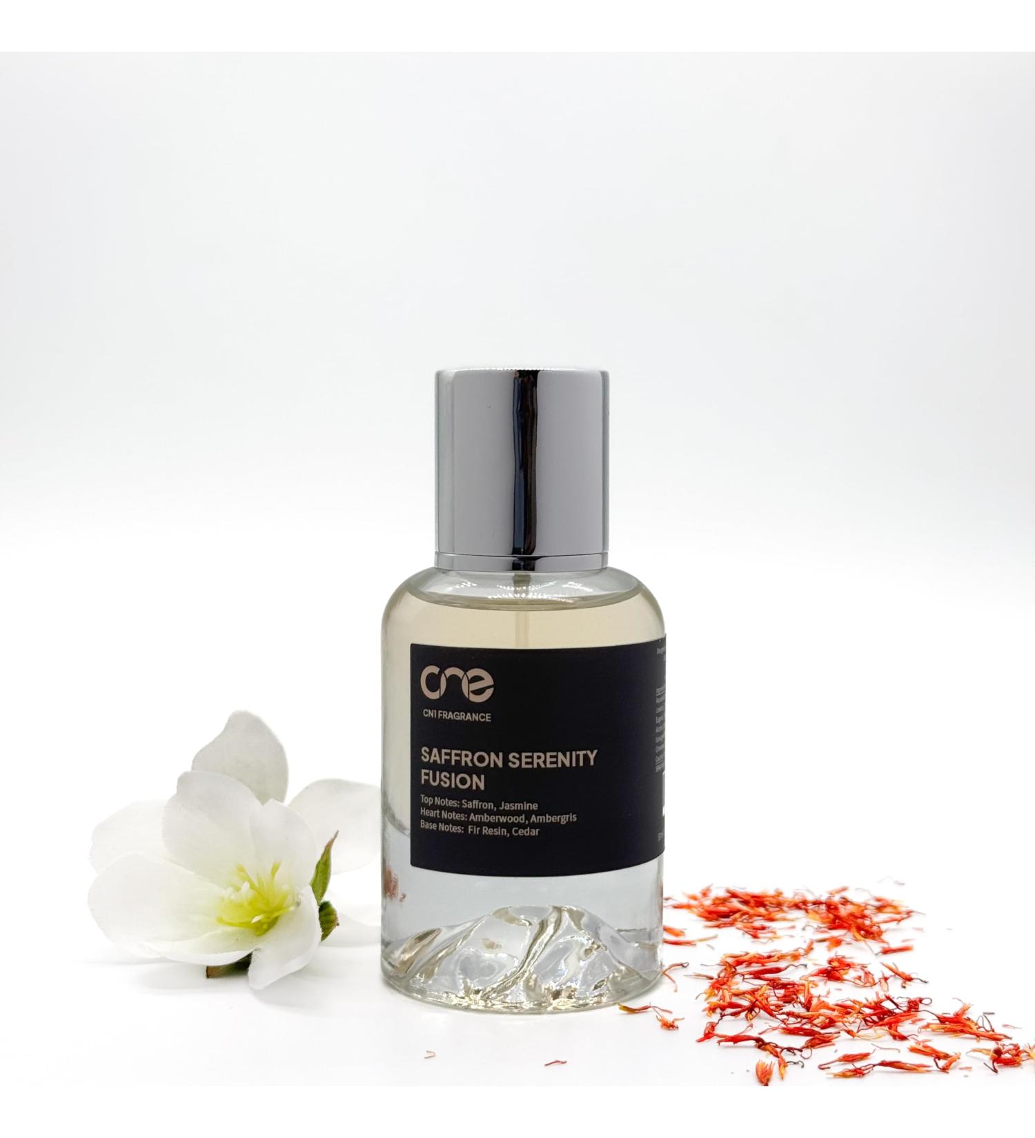 Saffron Serenity Fusion Eau de Parfum Compatible with Baccarat Rouge 540 - Unisex Perfume Spray 50ml