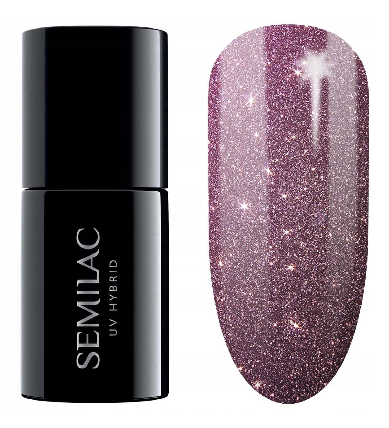 SEMILAC 331 Blink Pink Nail UV Gel Polish | Long Lasting and Easy to Apply | Soak off UV/Led | Perfect for Home and Professional Manicure and Pedicure 7 ml - Buy Online on GoSupps.com