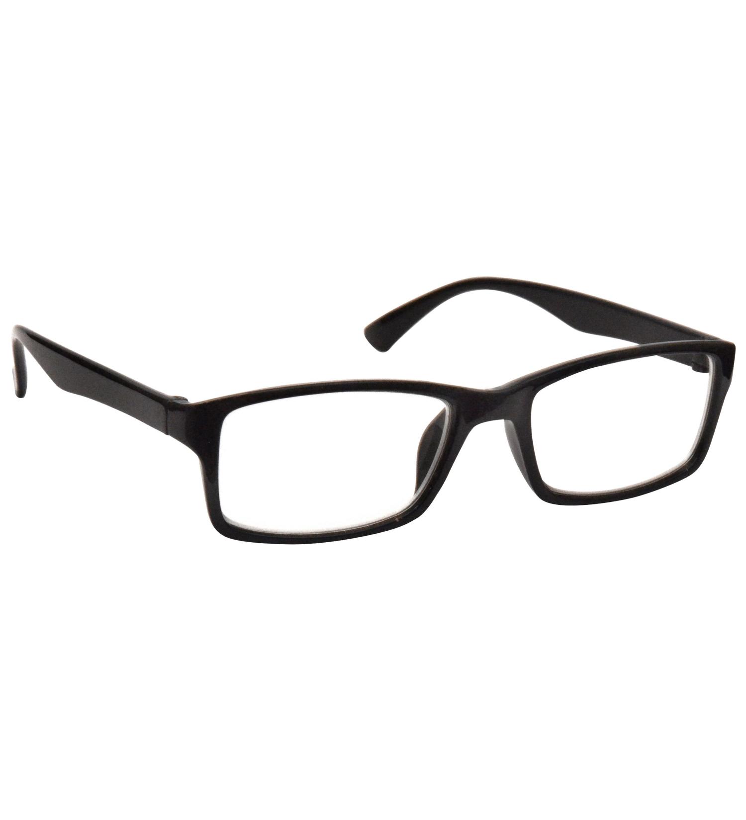 The Reading Glasses Company Black Readers Designer Style Mens Womens R92-1 +3.50 +3.50 Magnification Black