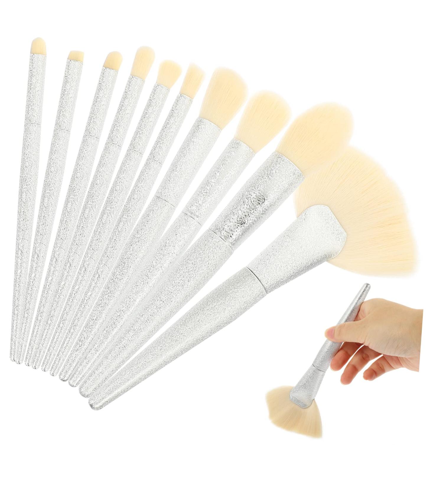 Angoily Womens 1 Set Makeup Brush Make up Portable Blusher Eye Shadow Brush Blending Brush Makeup Eyeshadow Cosmetic Eye Brush Plastic Soft Miss White Tool Make Up Brush - Buy Online on GoSupps.com