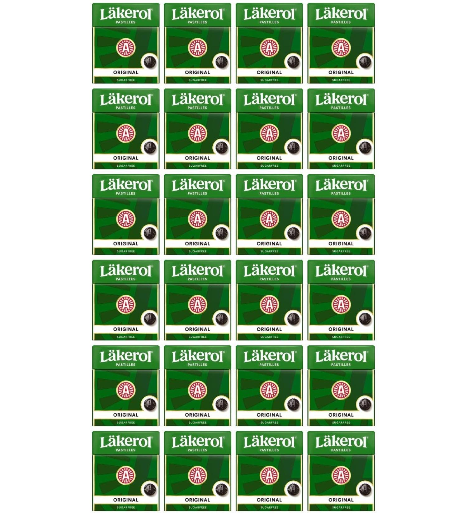 Cloetta Lakerol Original pastilles 24 Des boites of 25g