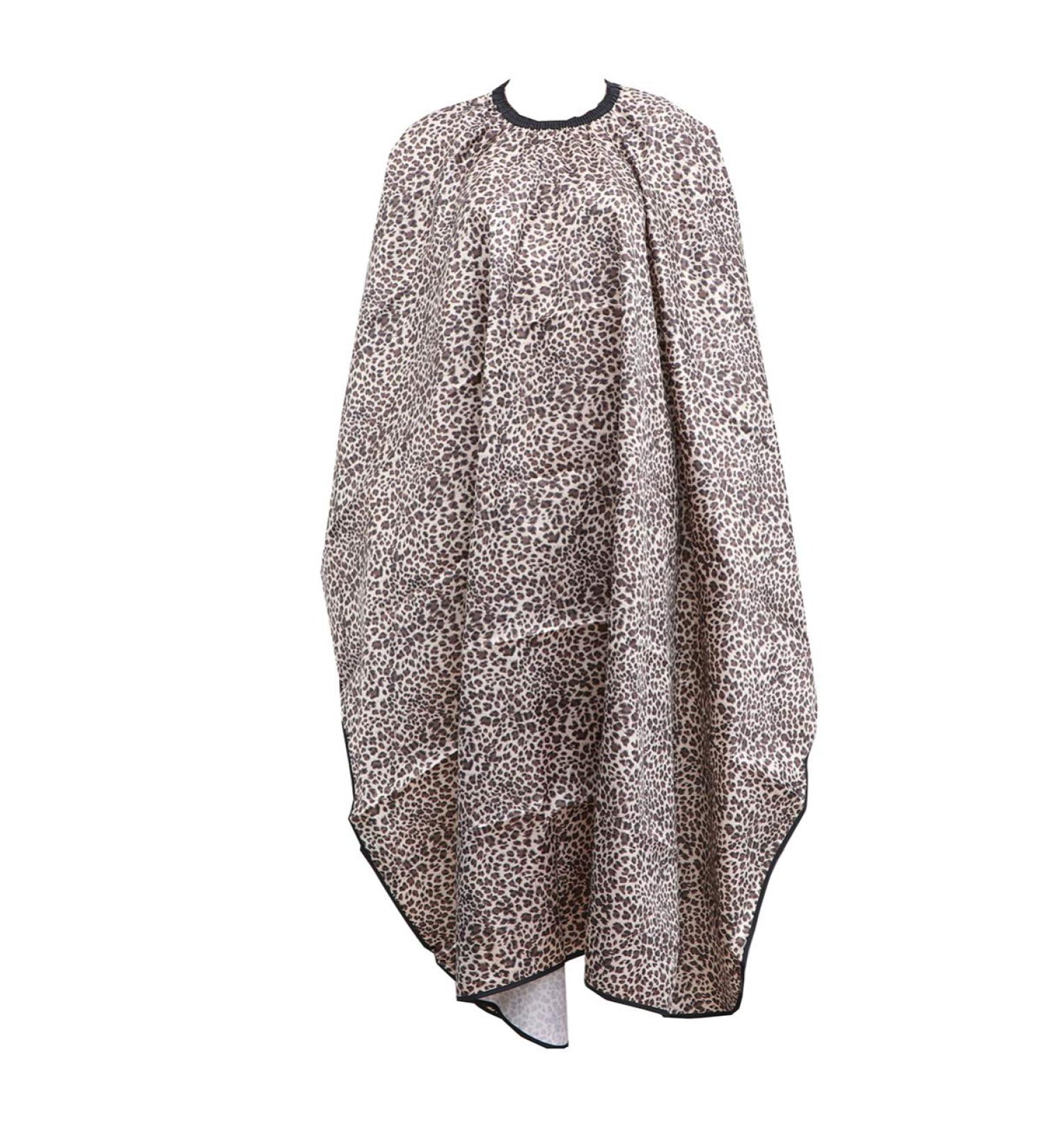 SUPVOX Leopard Waterproof Barber Cape - Hairdressing Salon Cape for Stylish Hair Cuts | International Shipping Available - Buy Online on GoSupps.com