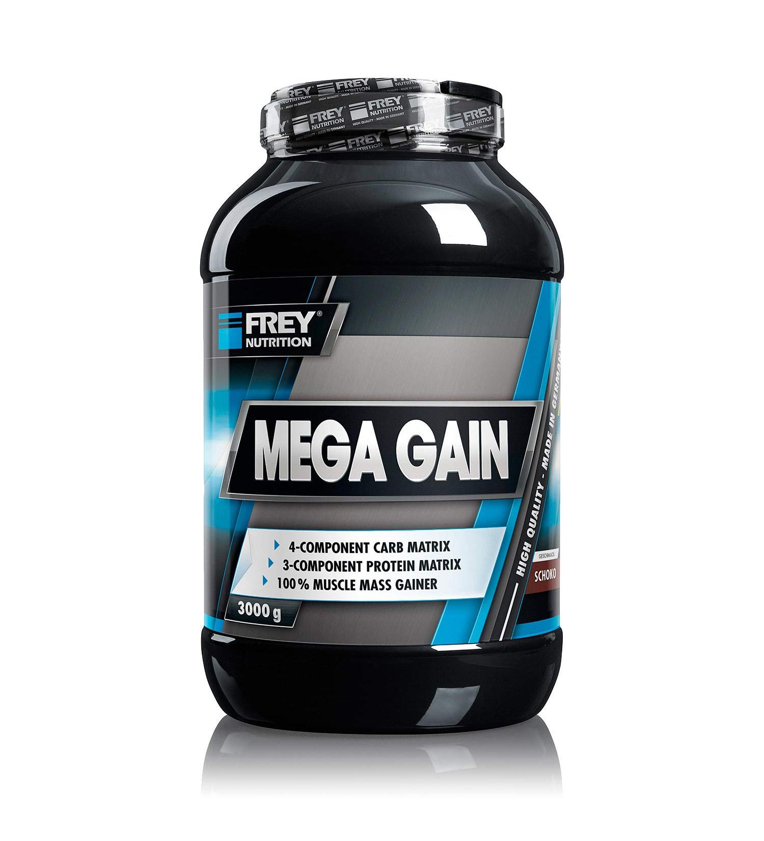 rey Nutrition Mega Gain Chocolate Can 1 pack (1 x 3 kg) Chocolate 3 kg (1 pack)