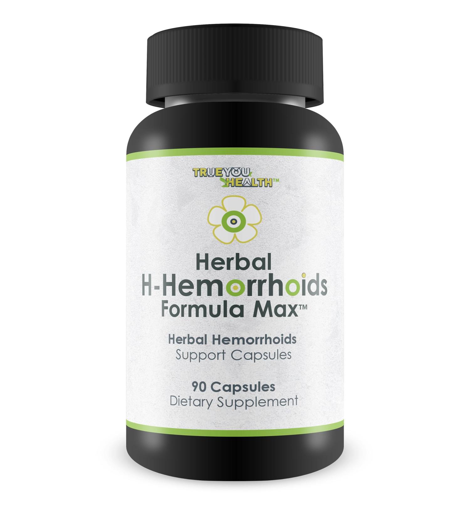 Herbal H-Hemorrhoids Formula Max - Our Best Herbal Hemorrhoids Treatment - Natural Hemorrhoid Relief Pills - Natural Hemorrhoid Shrinking Treatment - Herbal Hemorrhoidal Treatment Hemorrhoid Pills - Buy Online on GoSupps.com